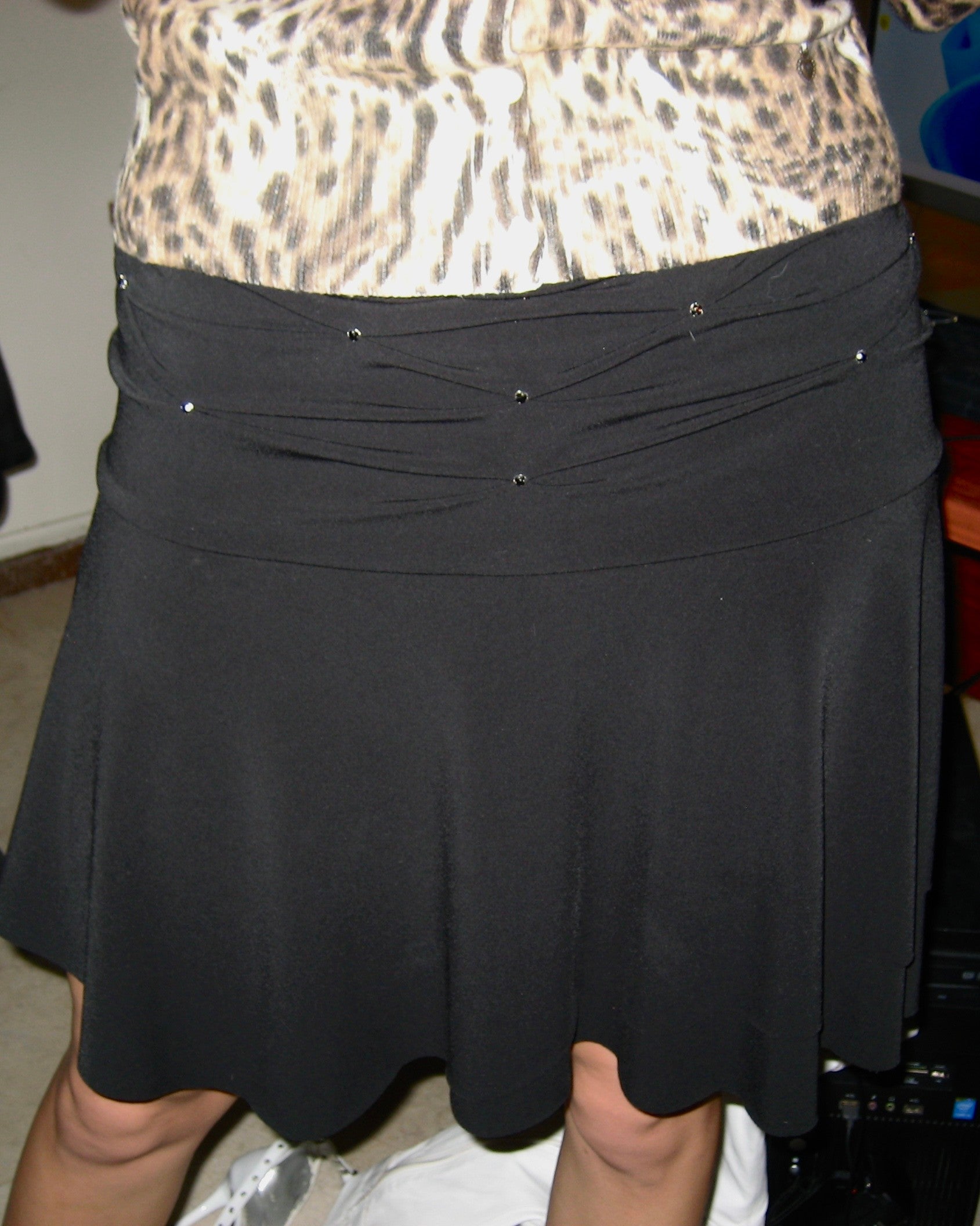 Short Skirt with Waist Detail