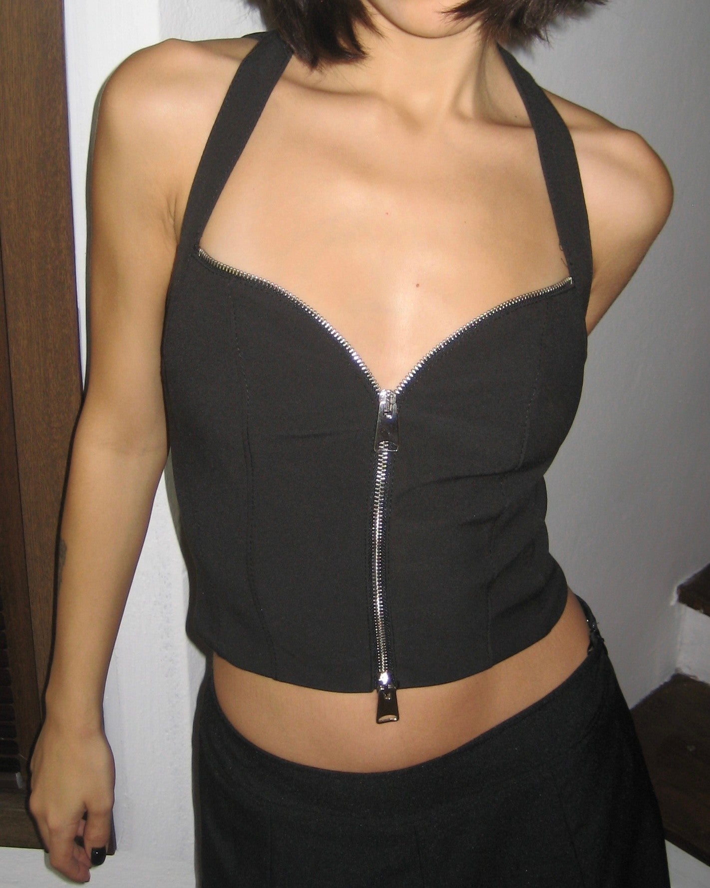 Zippered Bustier