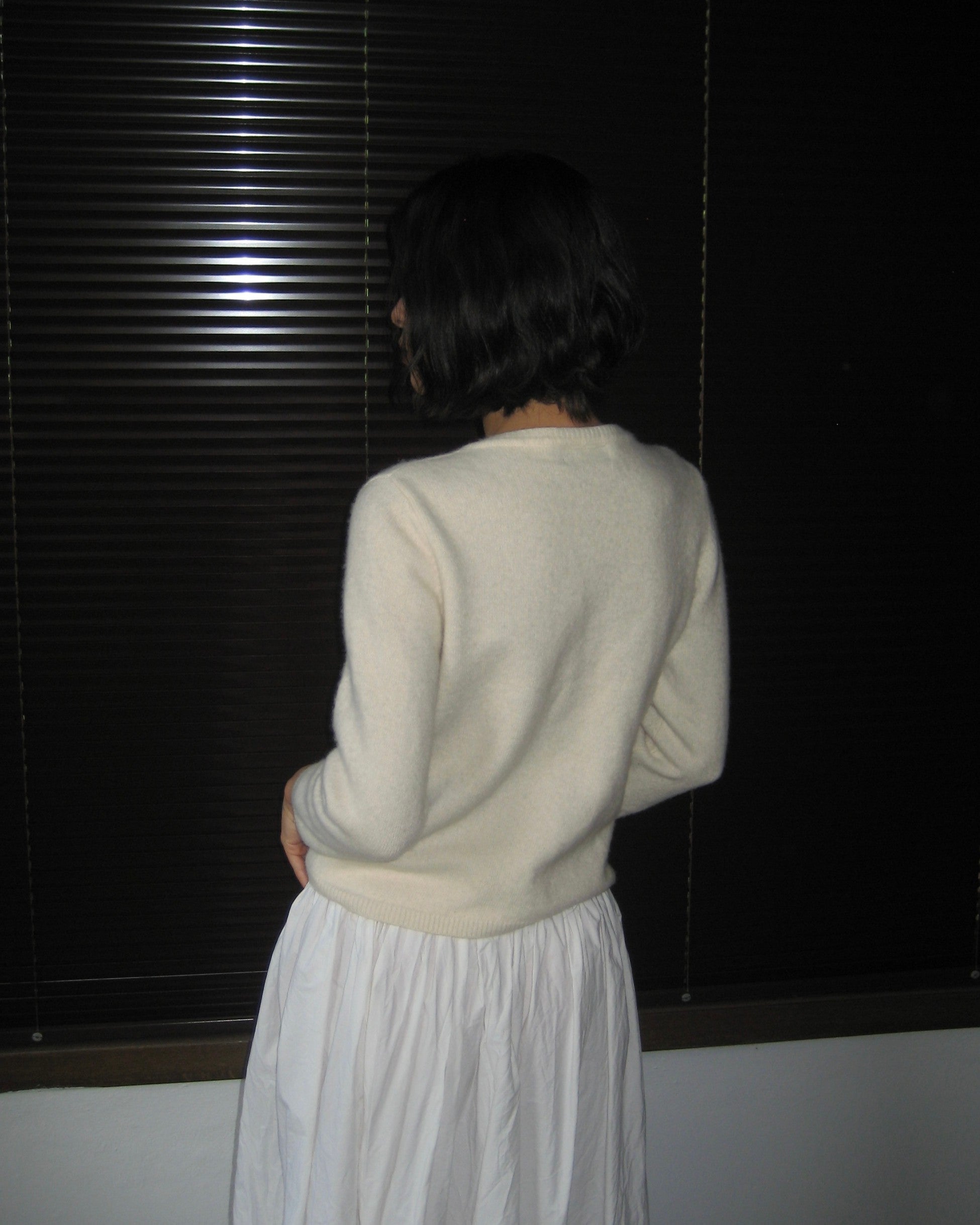 Pearl Detailed Wool Cardigan