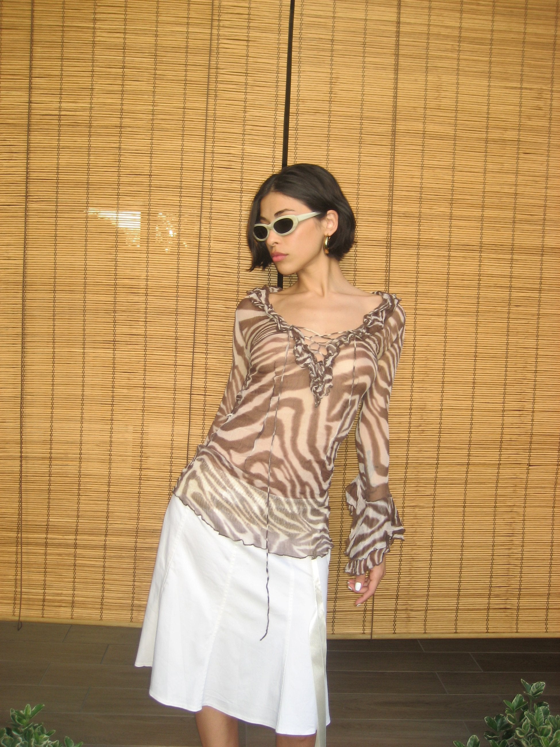 Polo Garage Patterned Blouse
