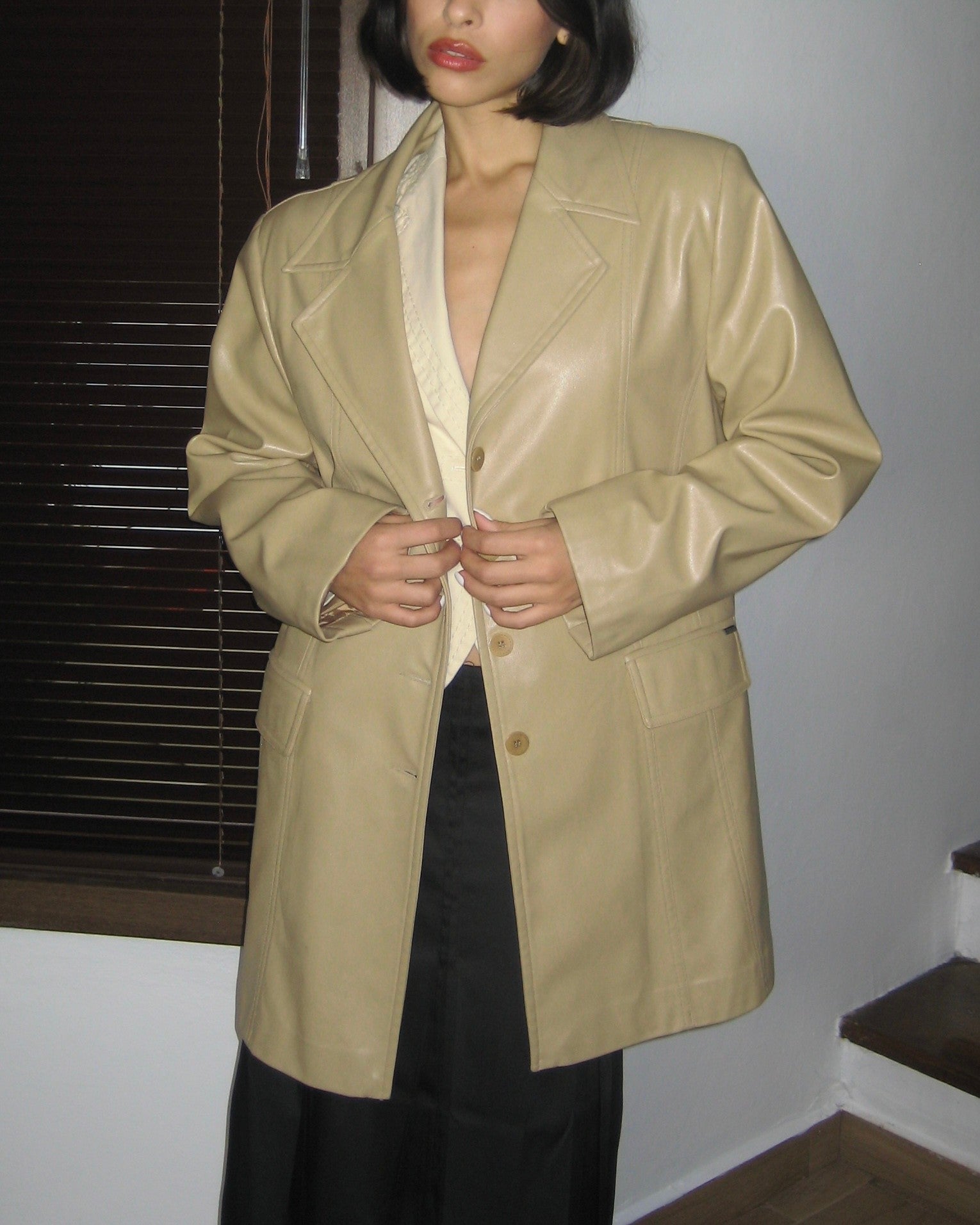 Faux Leather Jacket