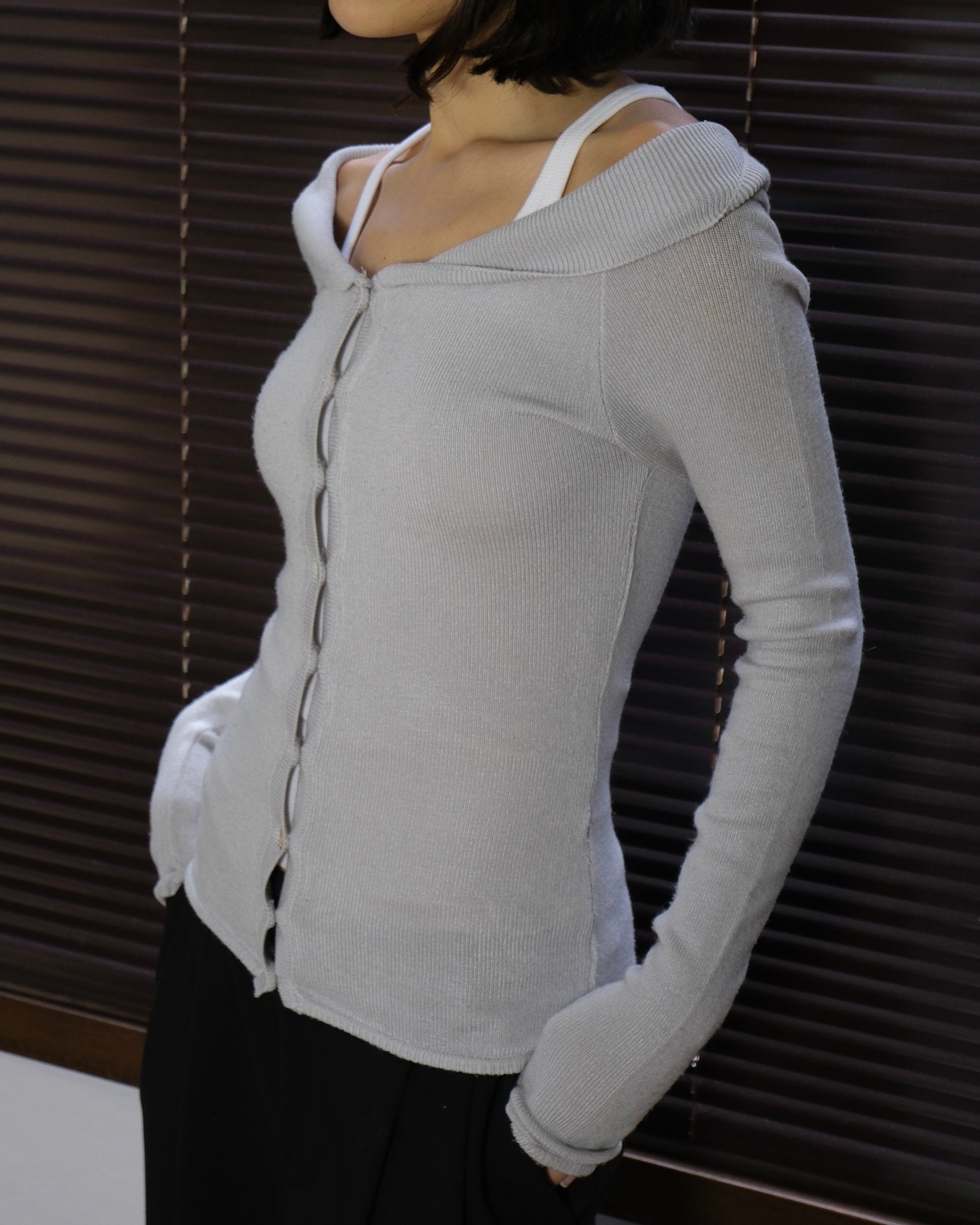 Gray Cardigan