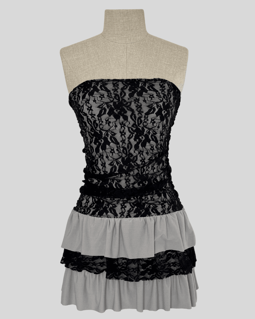 Lace Detailed Mini Dress