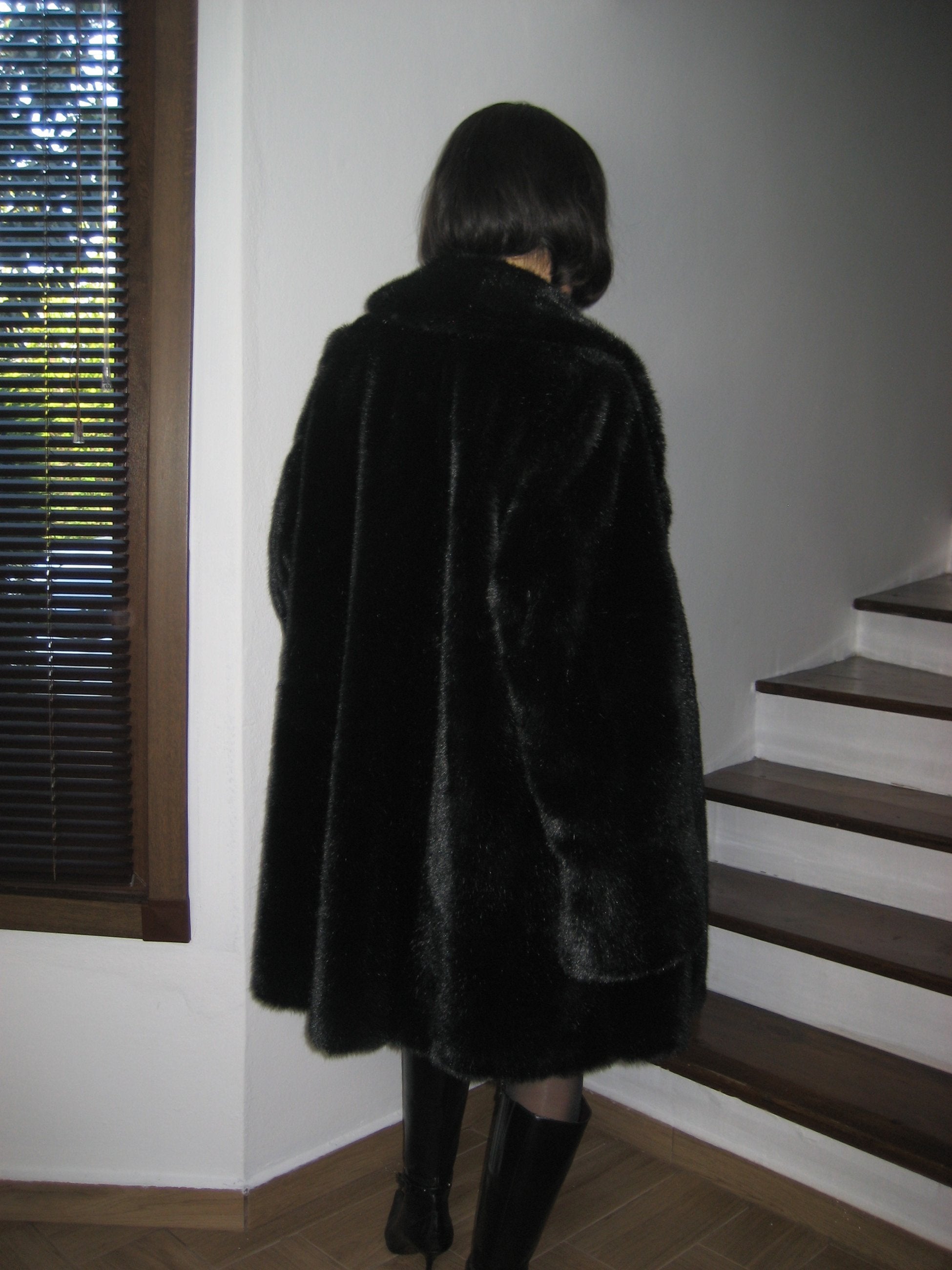Black Plush Fur