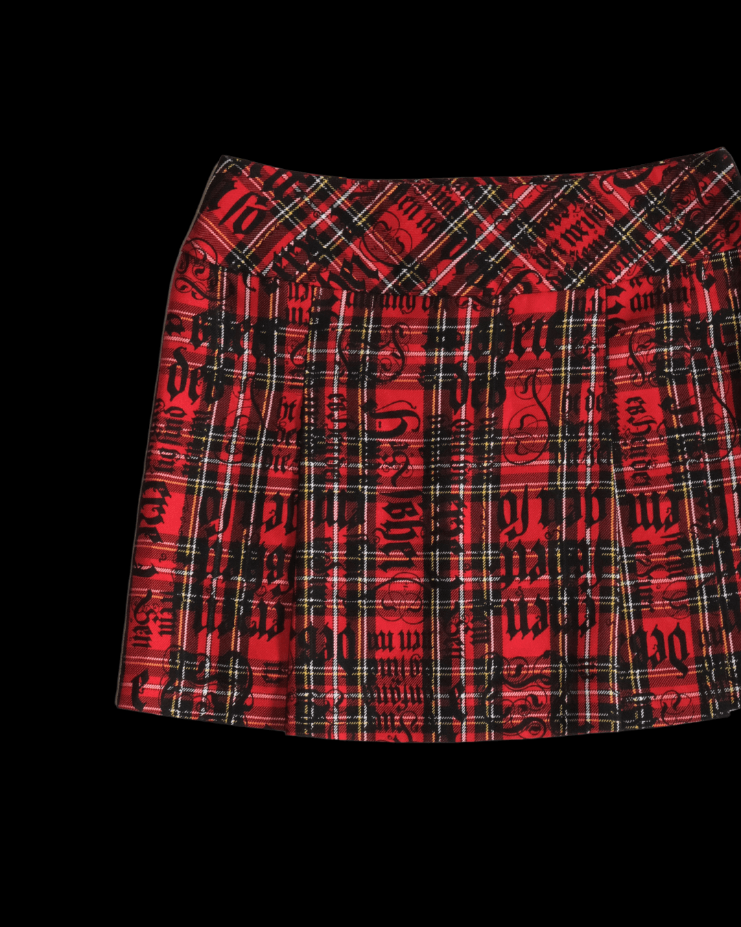 Plaid Red Skirt