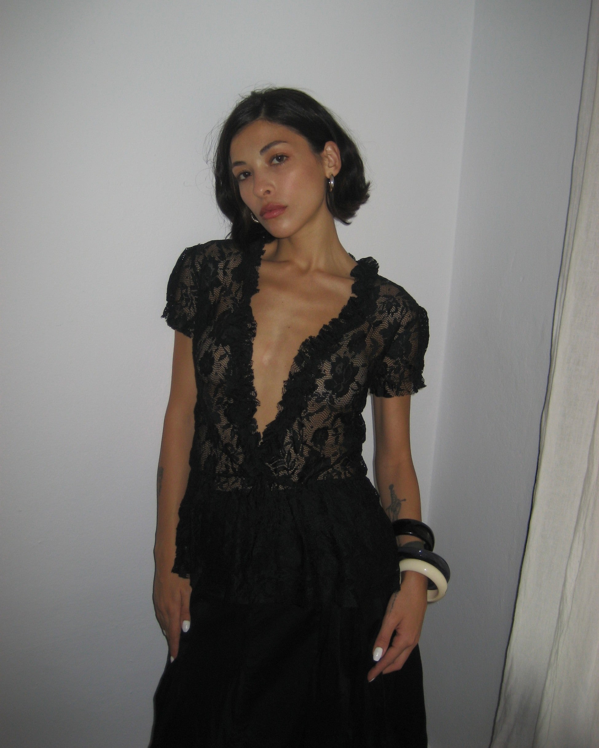 Lace Transparent Blouse