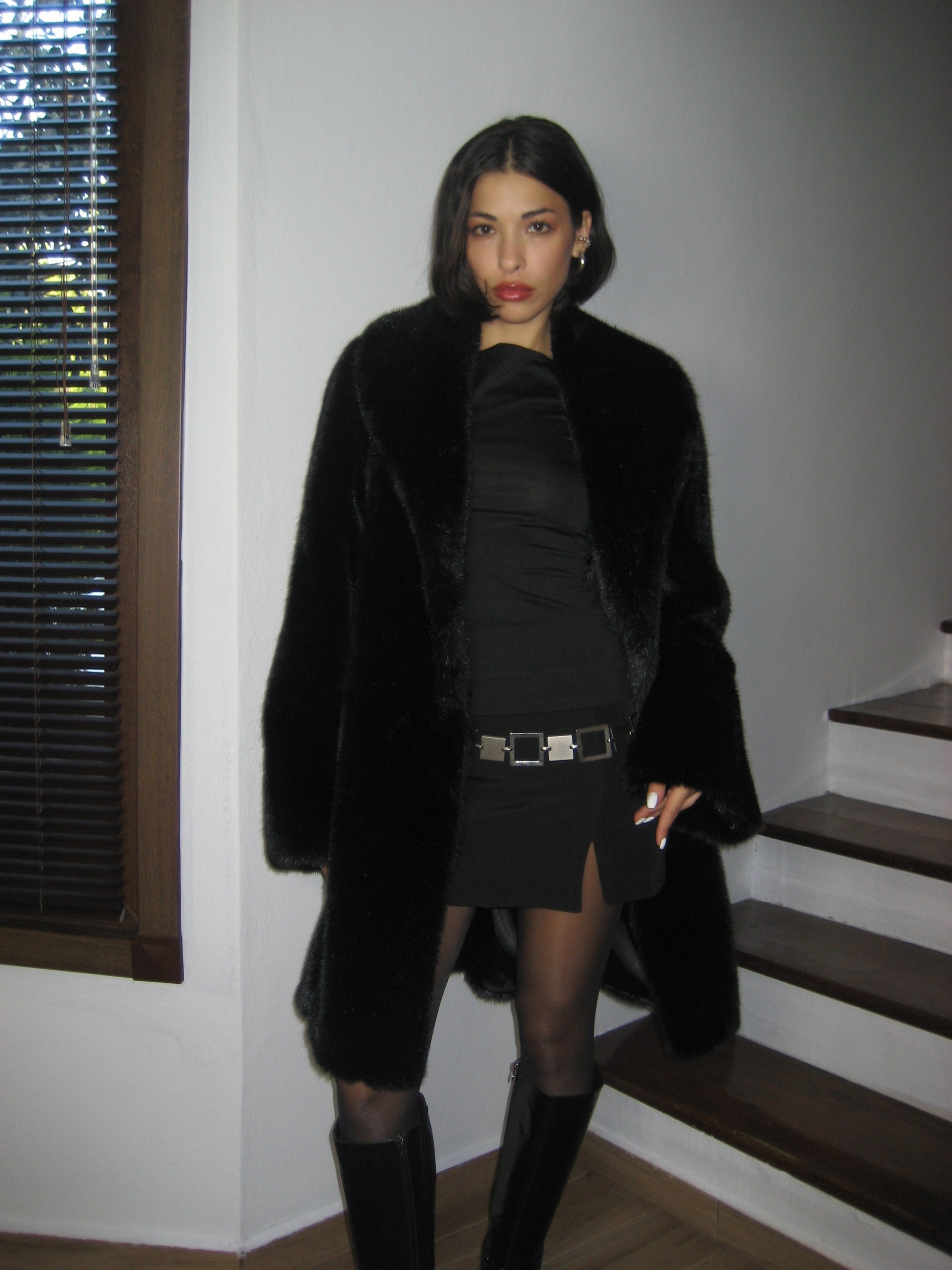 Black Plush Fur