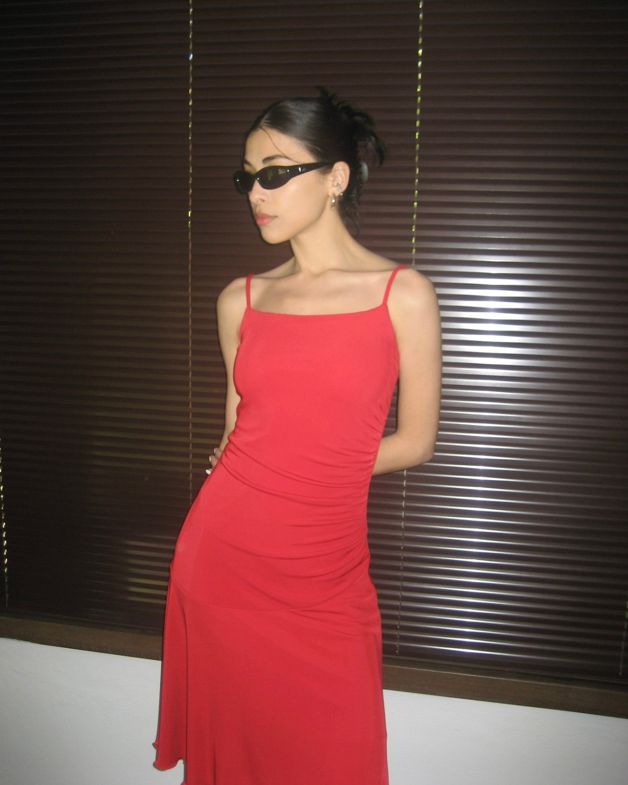 Dress with Gathered Waist Detail