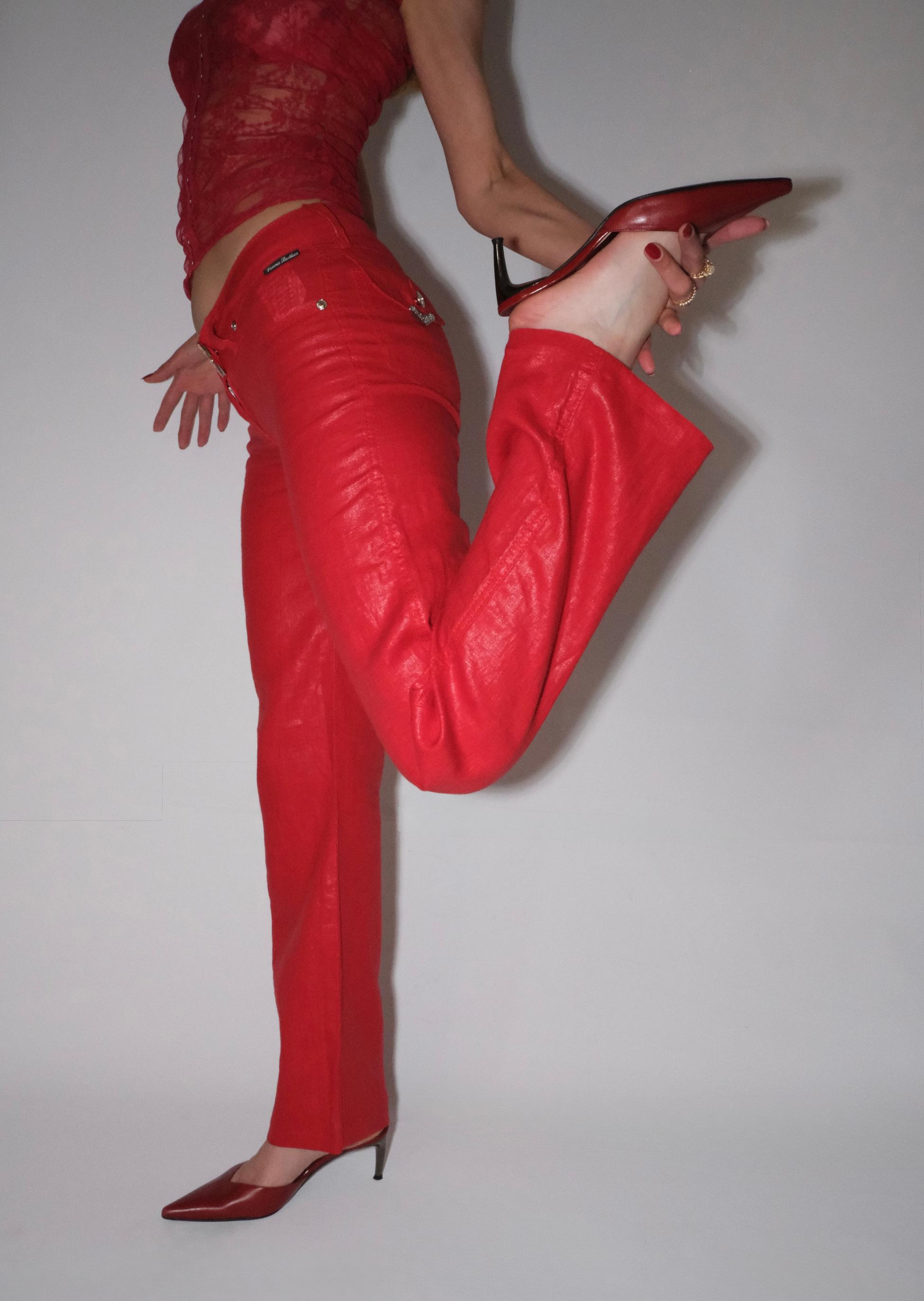 Victoria Beckham Linen Trousers