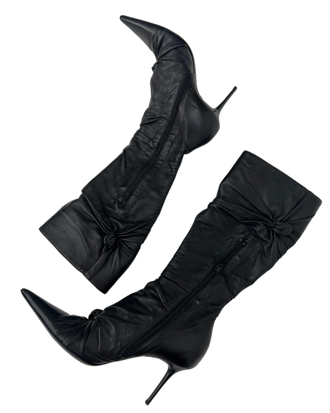 Les Tropeziennes Gathered Black Boots