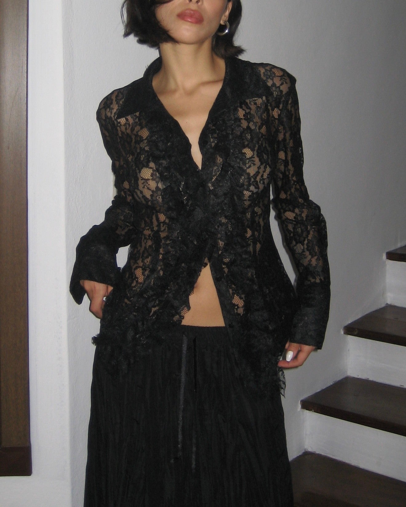 Stefanel Lace Shirt