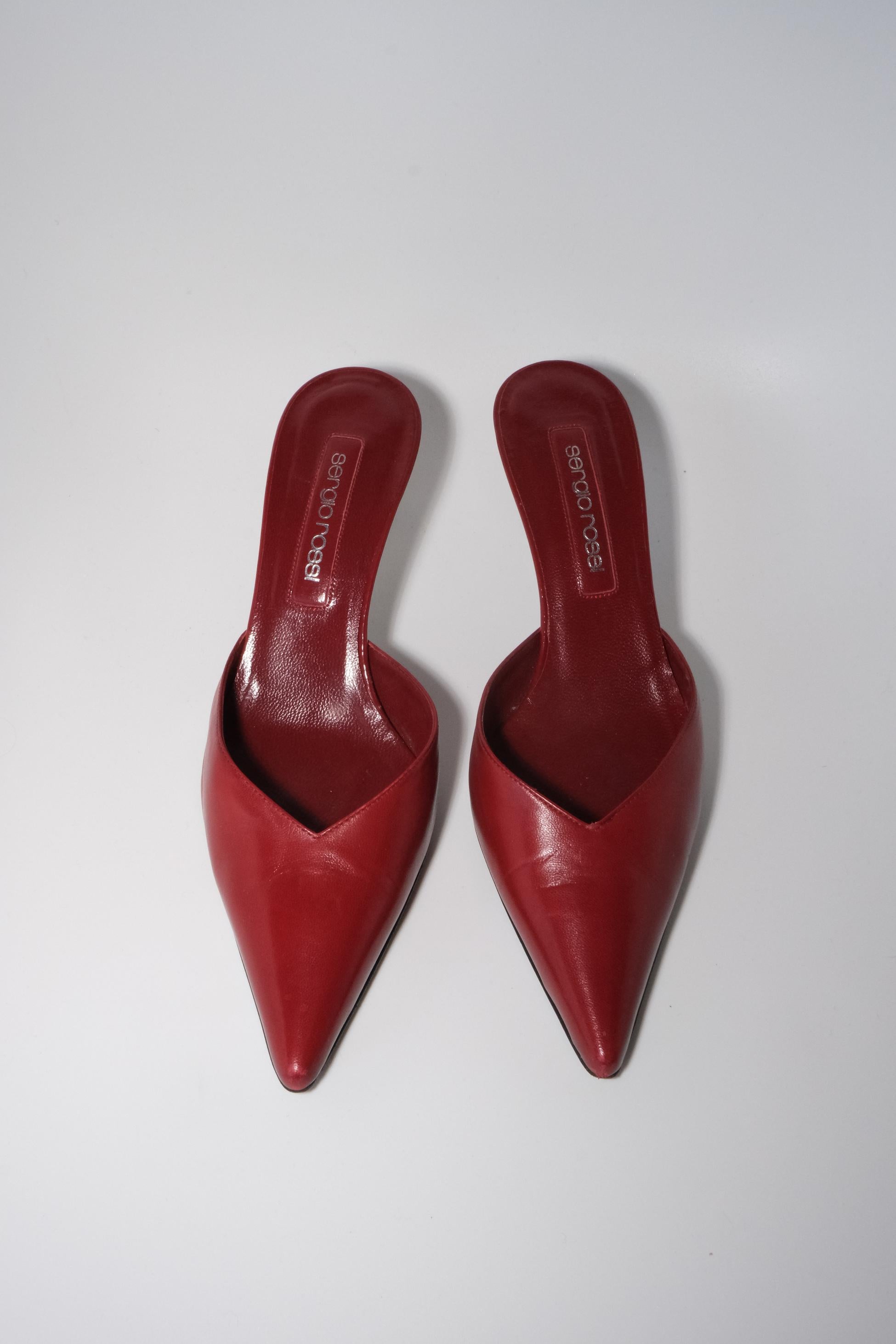 Sergio Rossi High Heel Slippers