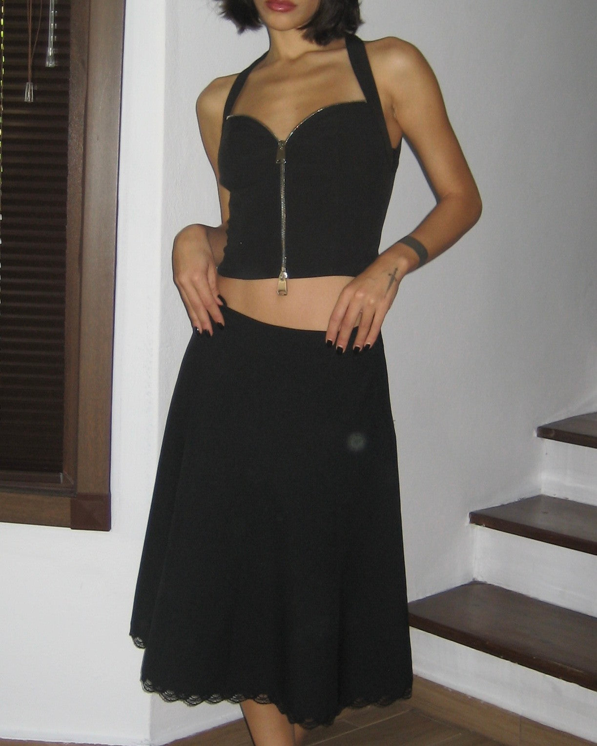 Zippered Bustier