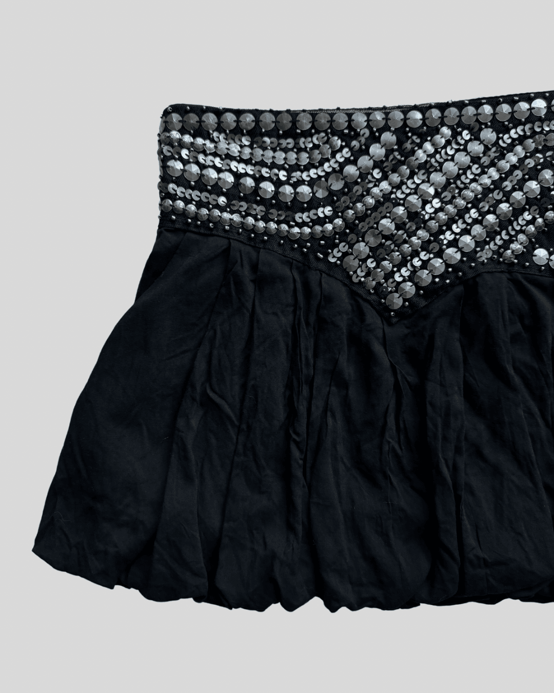 Black Balloon Skirt