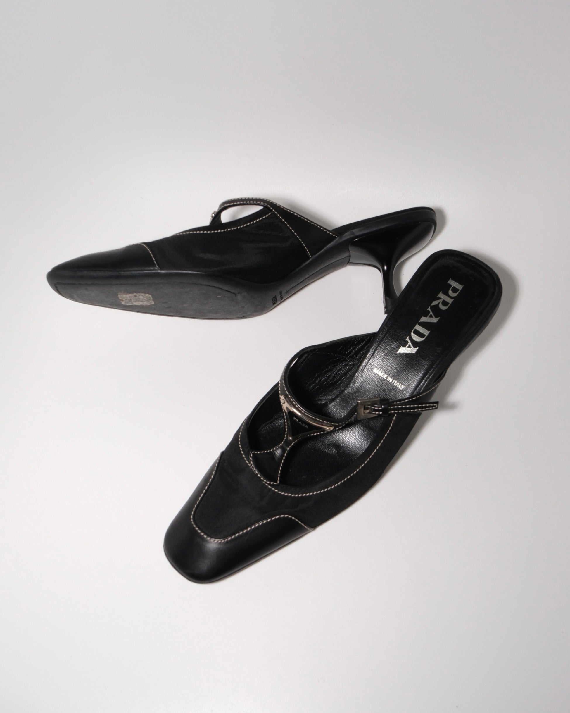 Prada High Heel Slippers