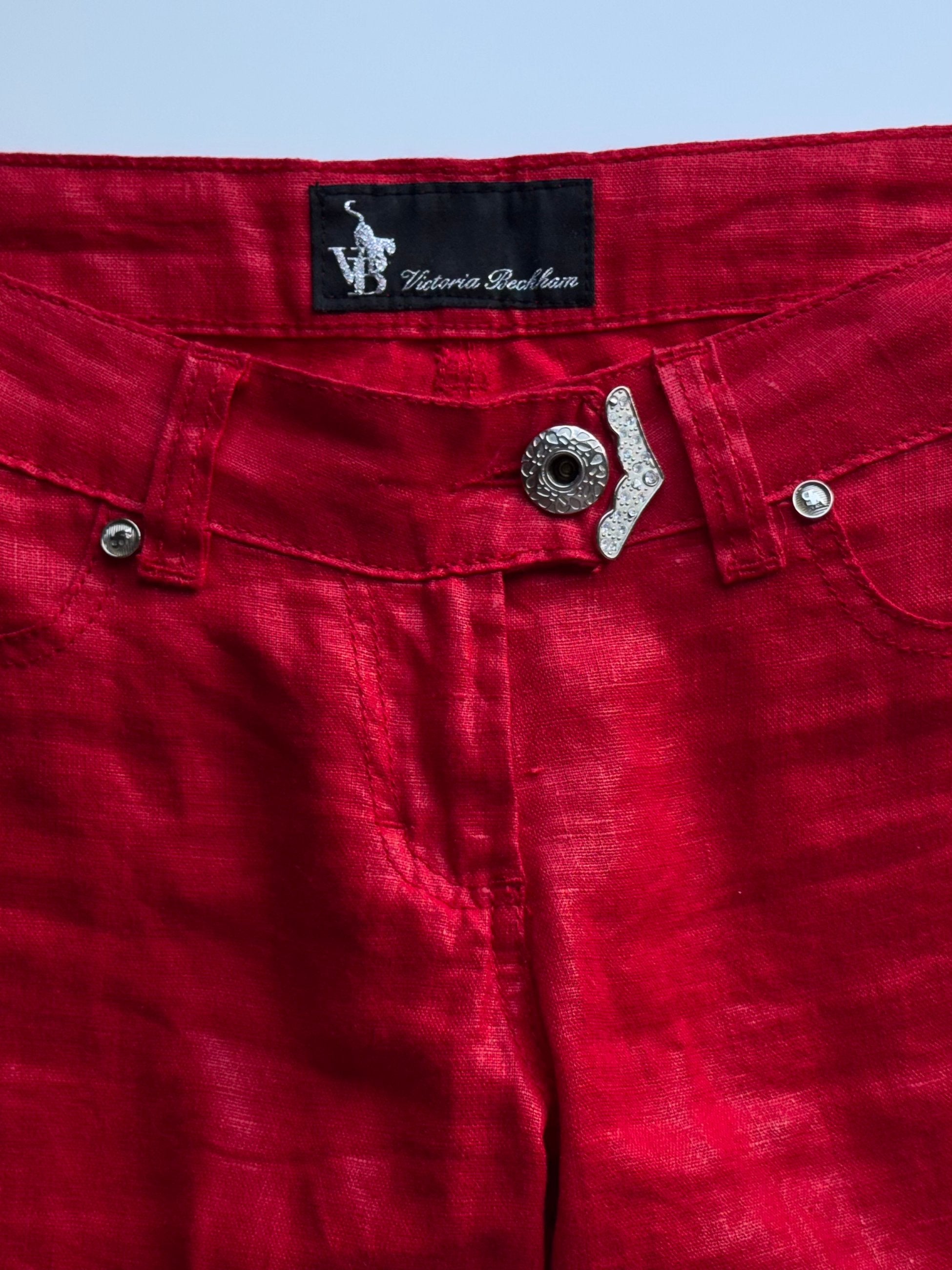 Victoria Beckham Linen Trousers