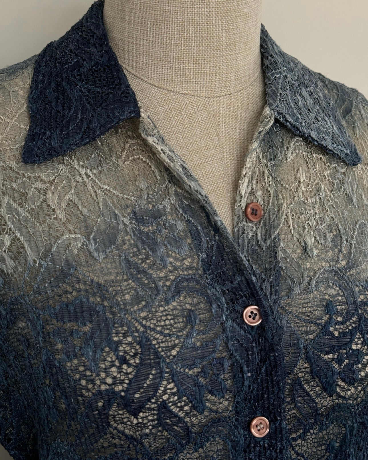 Blue Lace Shirt