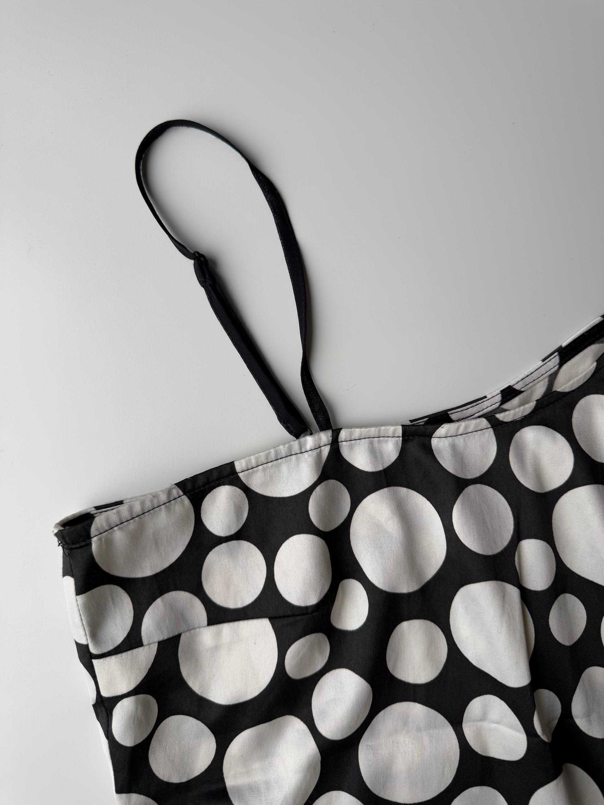 Polka Dot Satin Blouse