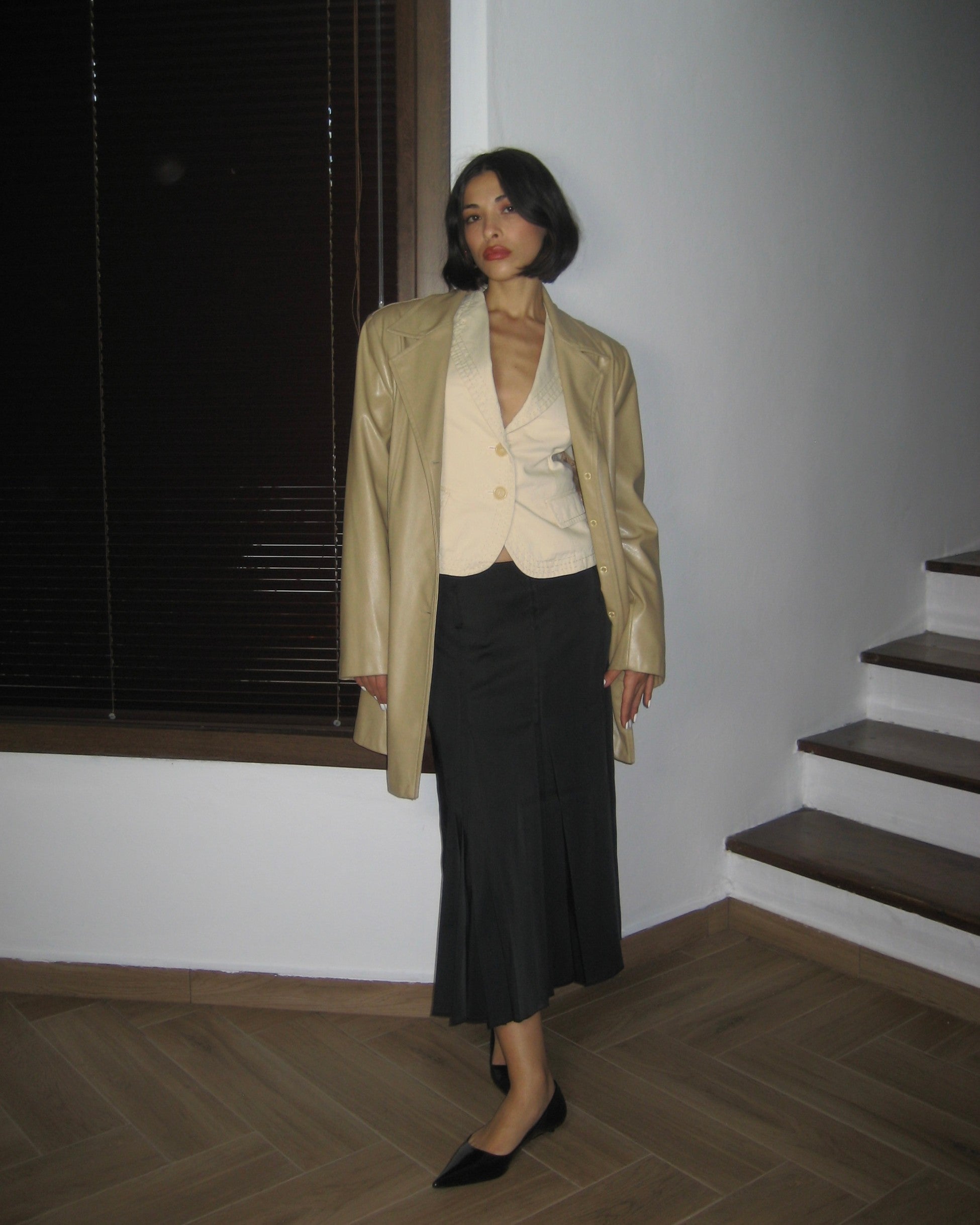 Faux Leather Jacket