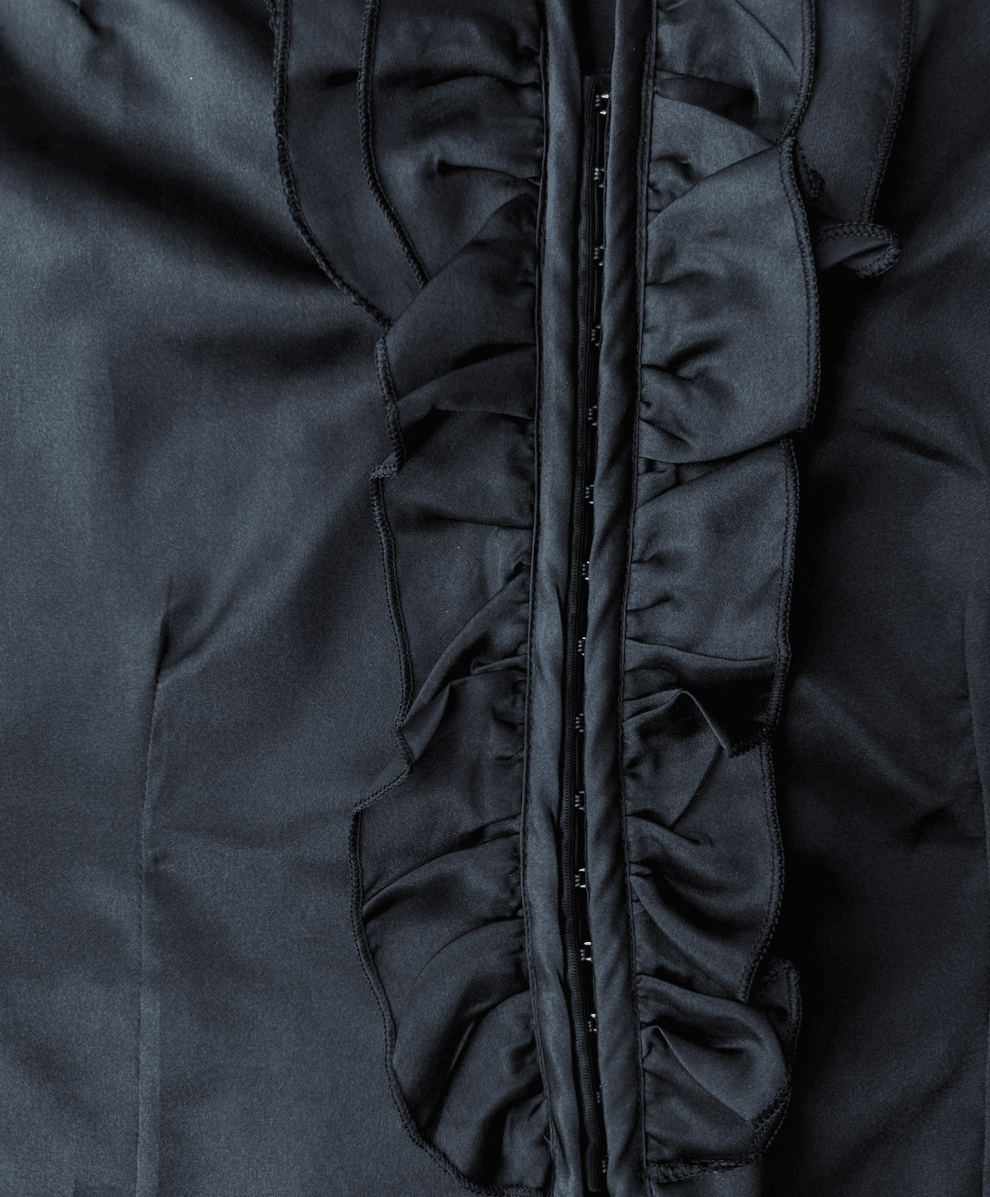 Black Satin Shirt