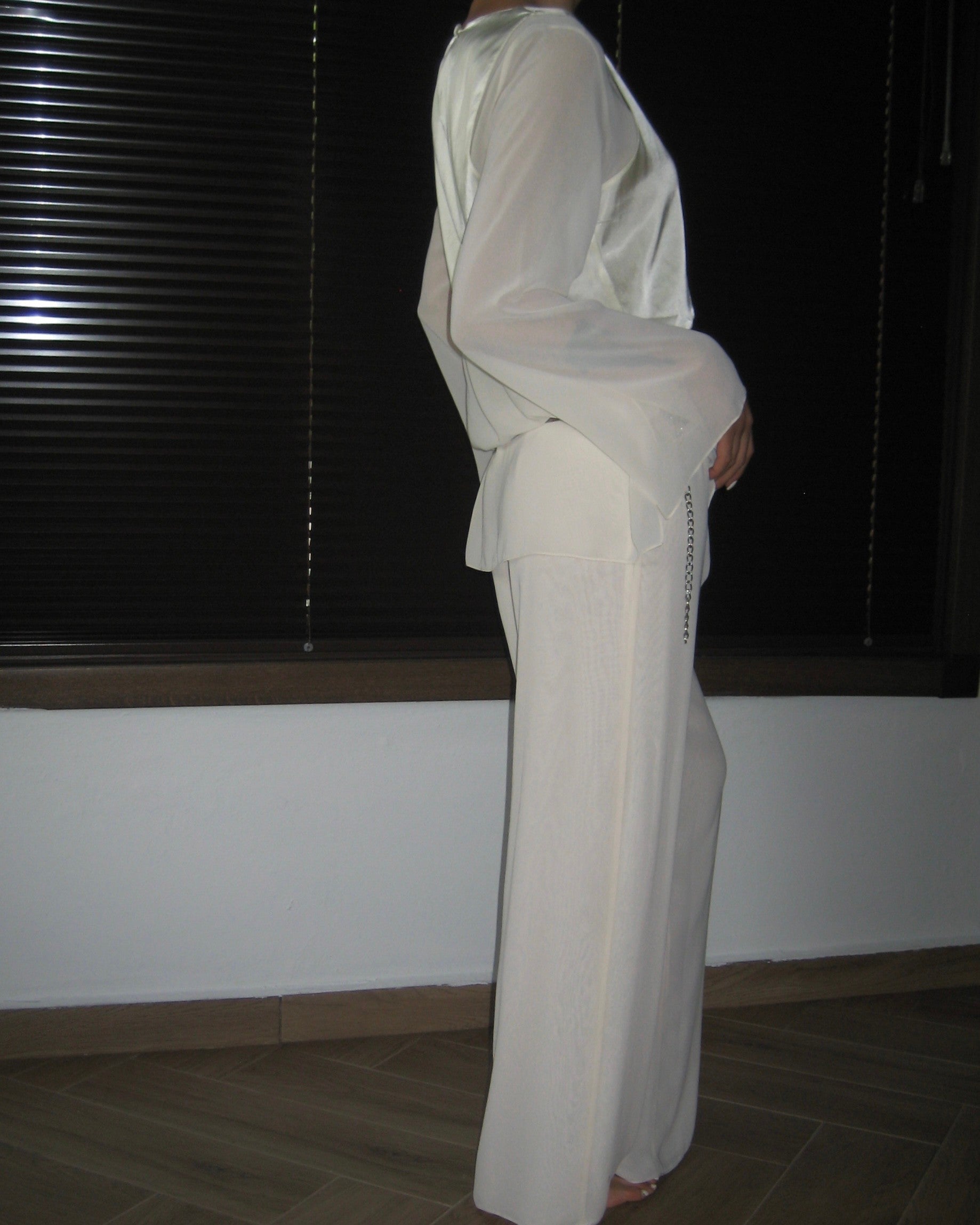Cream Two Piece Suit