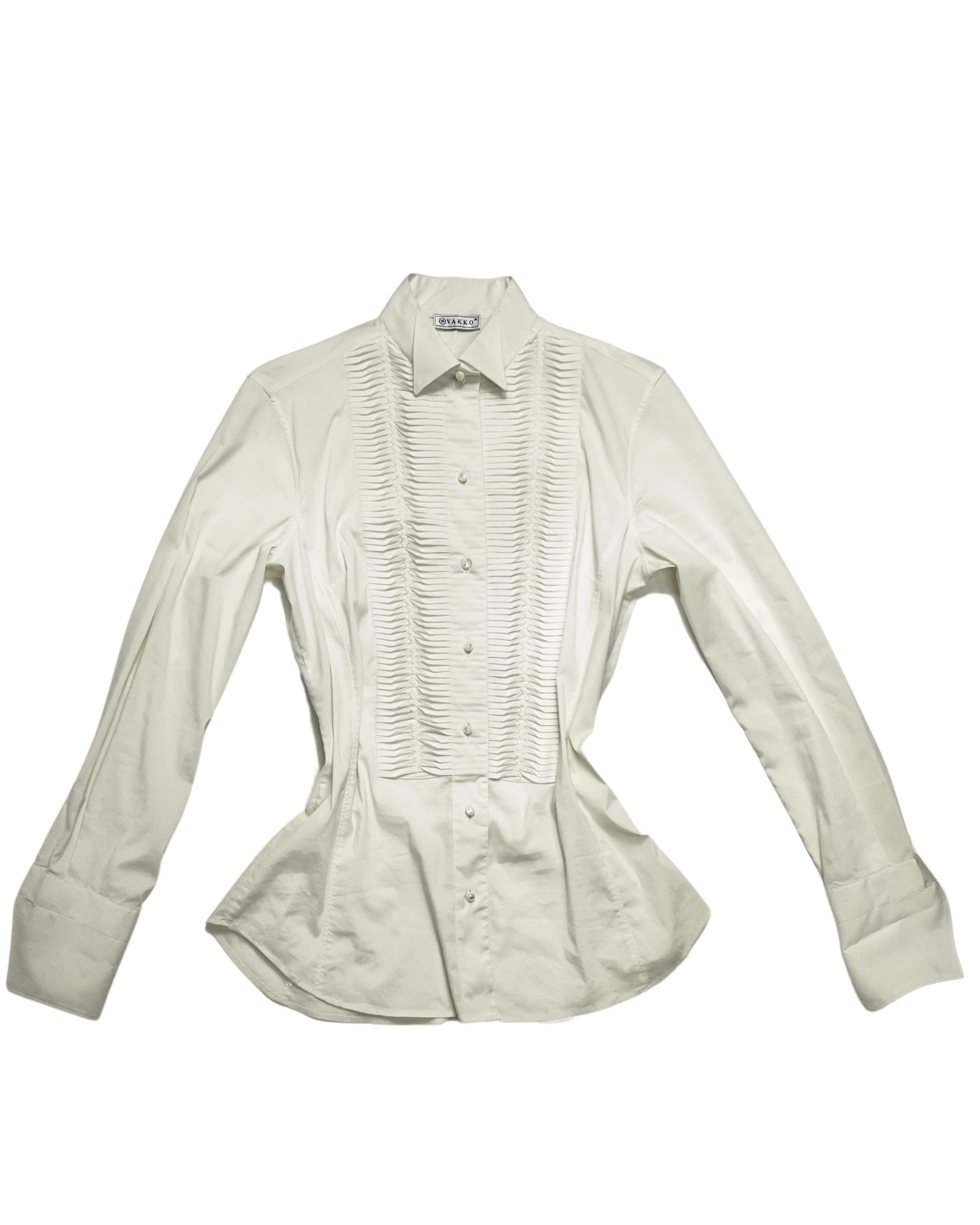 Vakko Shirt with Embroidered Details
