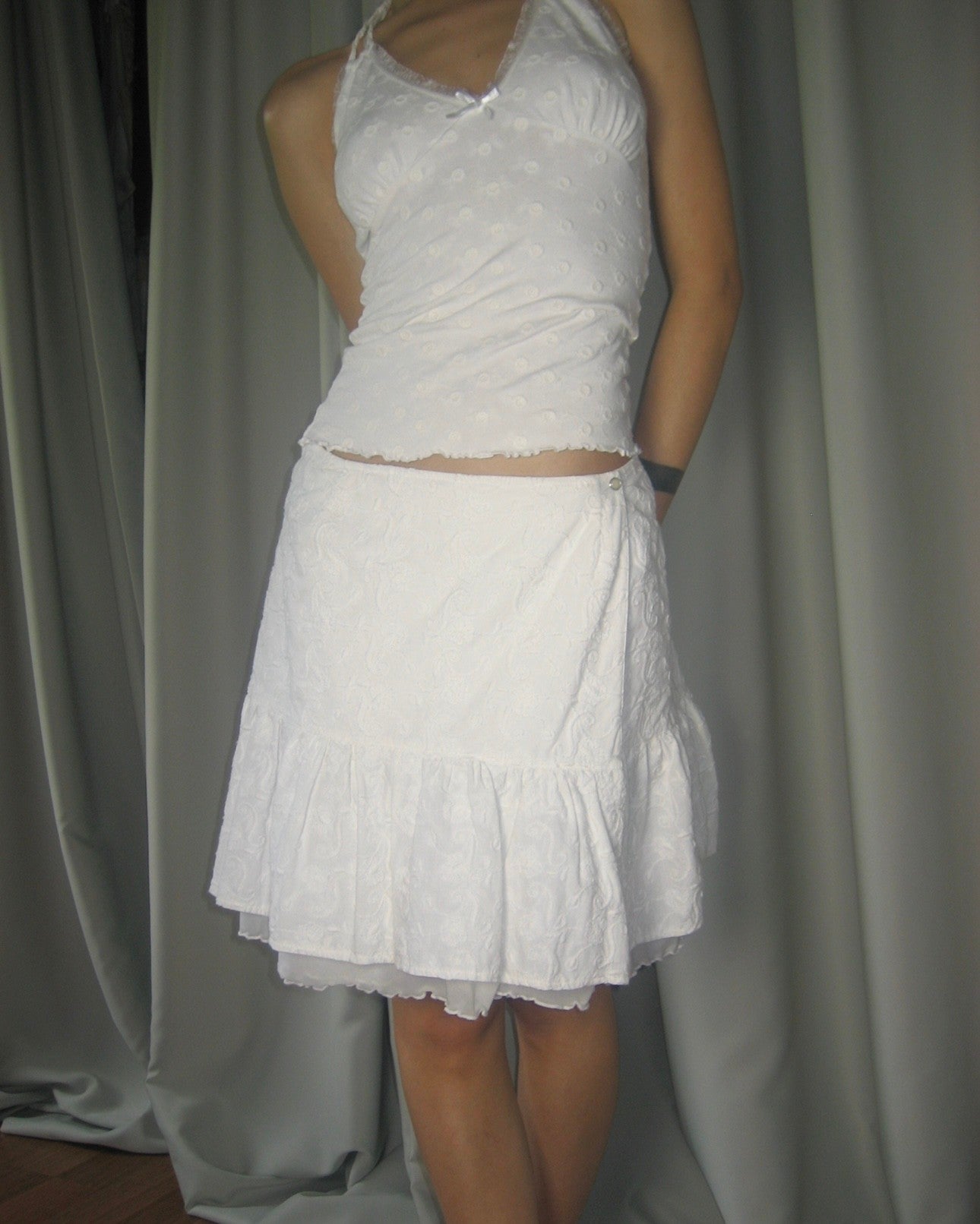 White Two Piece Suit