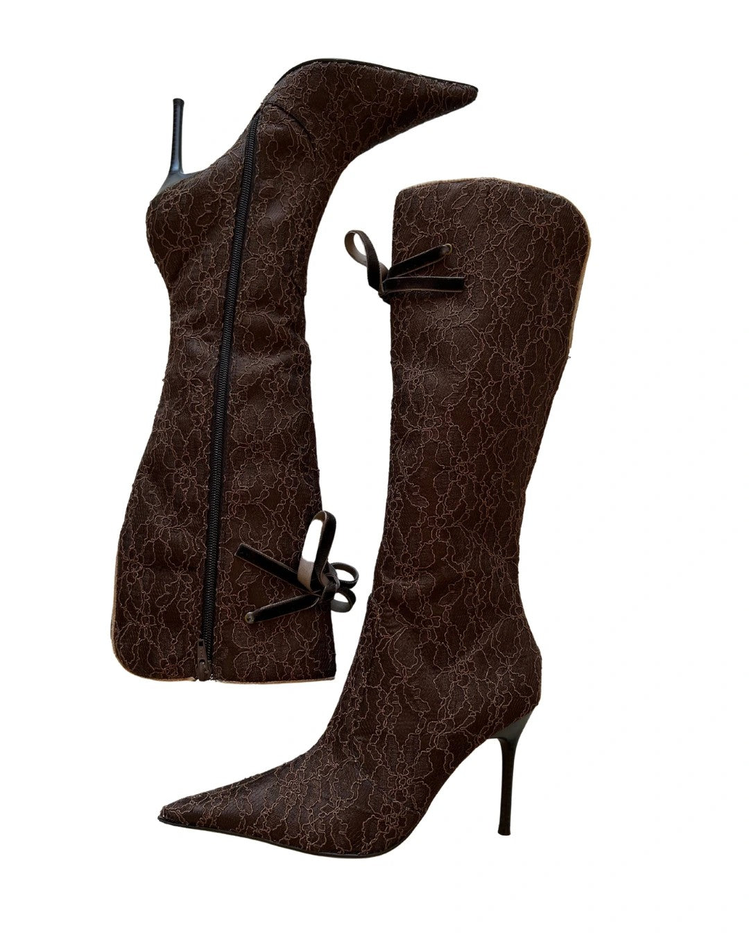 Vintage Boots with Lace Detail
