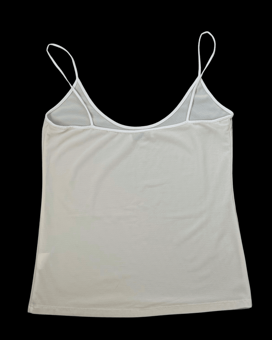 Vakko Ecru Strap Top