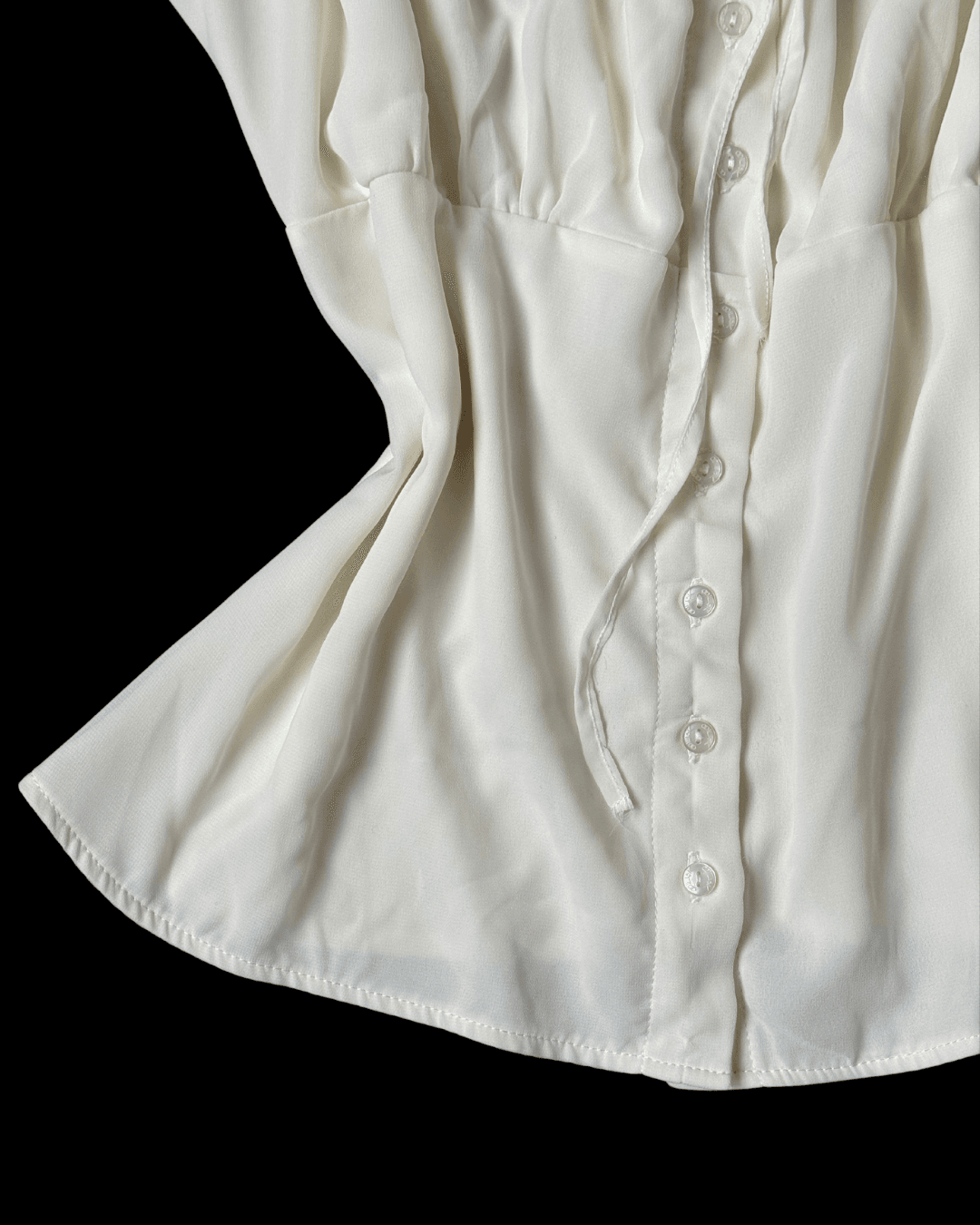 Ecru Chiffon Blouse