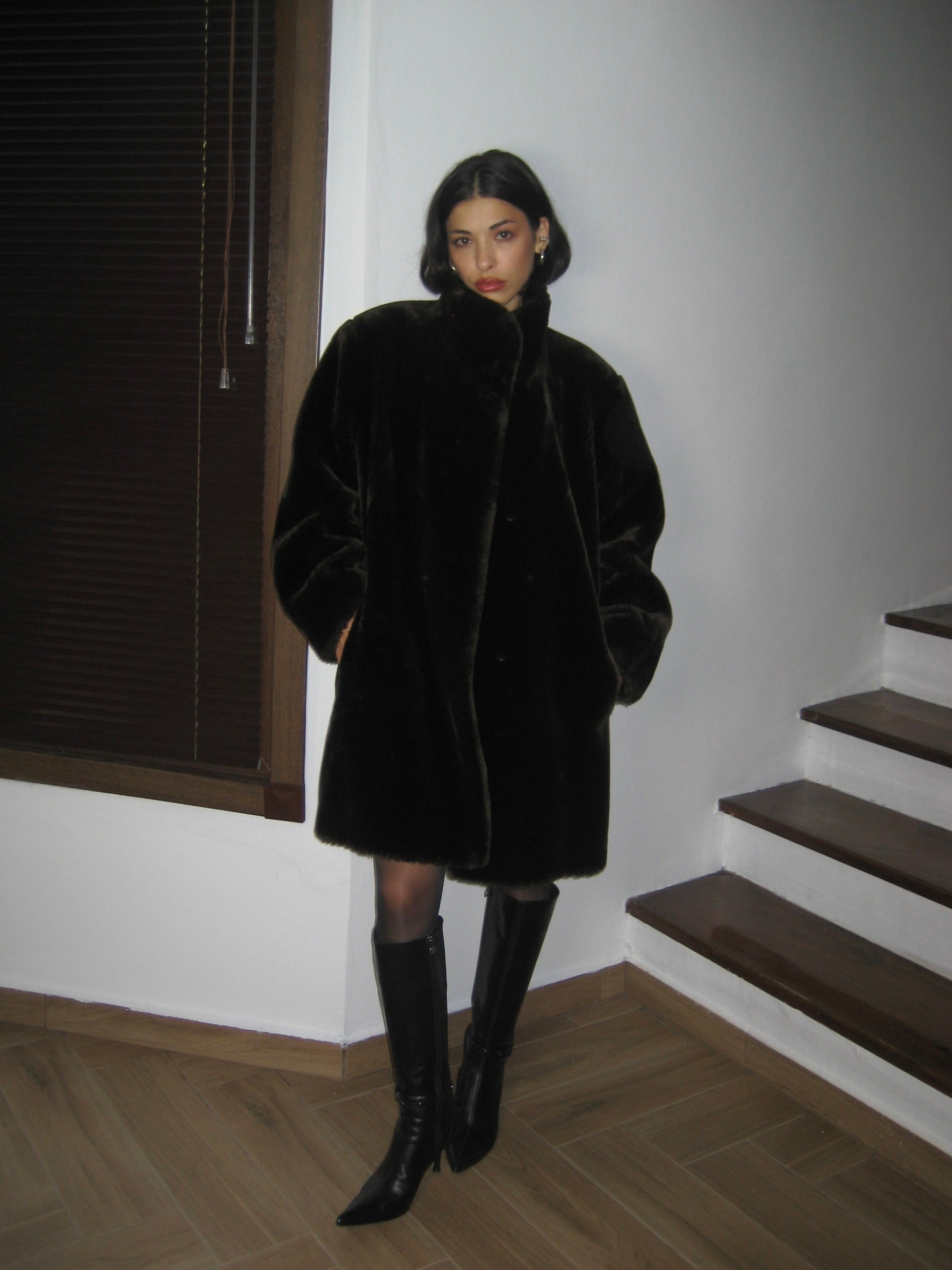 Paris Brown Plush Fur