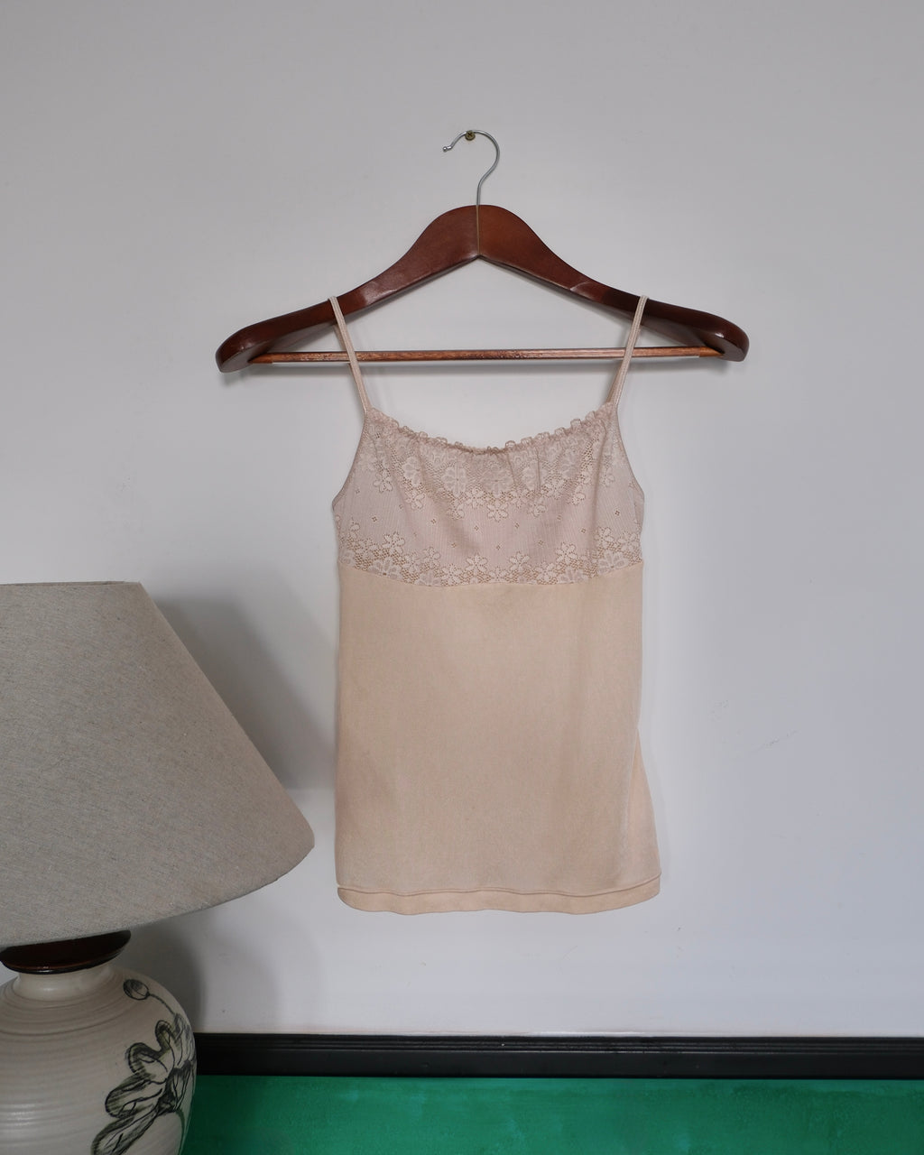 Blouse with Lace Detail on the Neckline