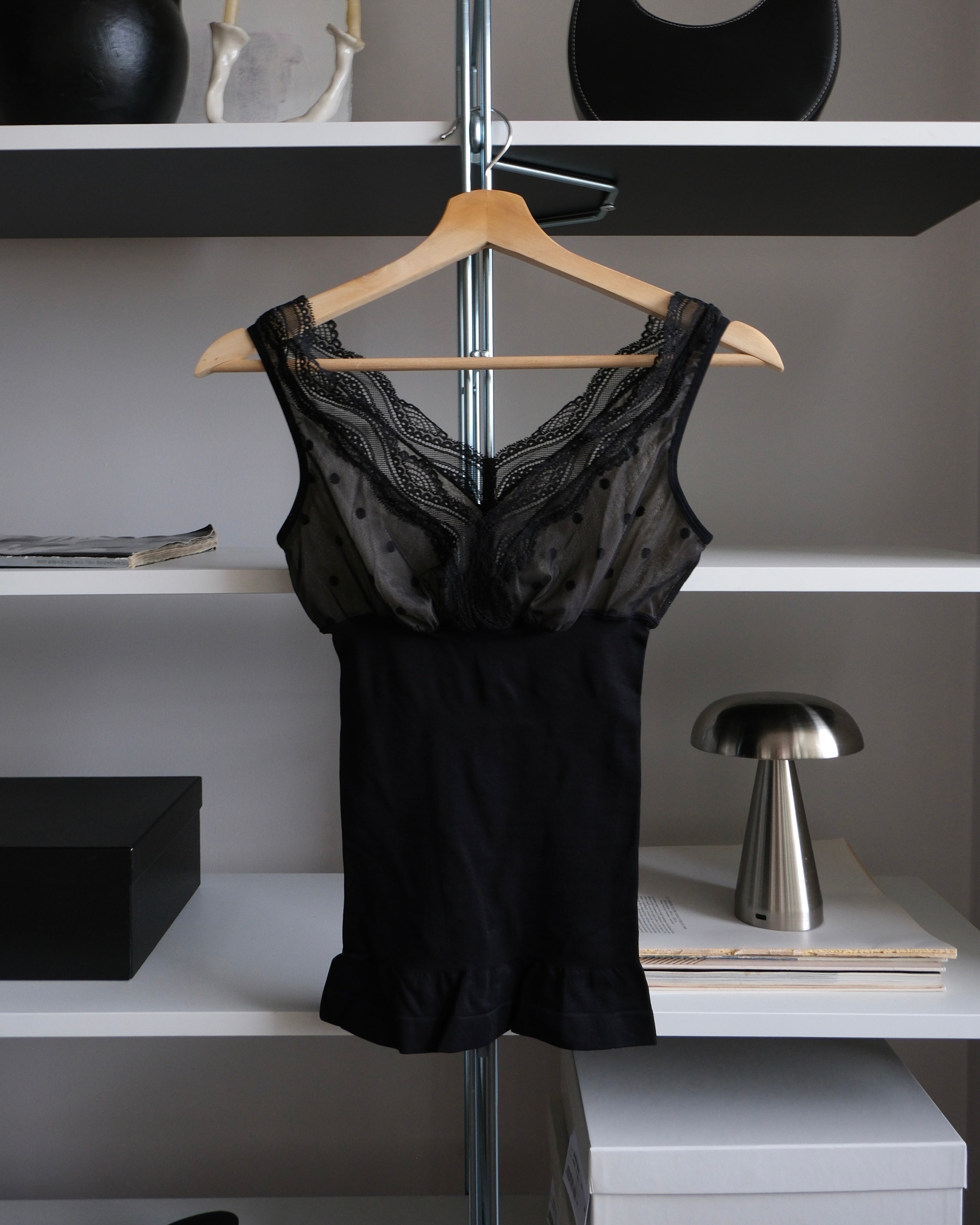 Polka Dot Patterned Bustier