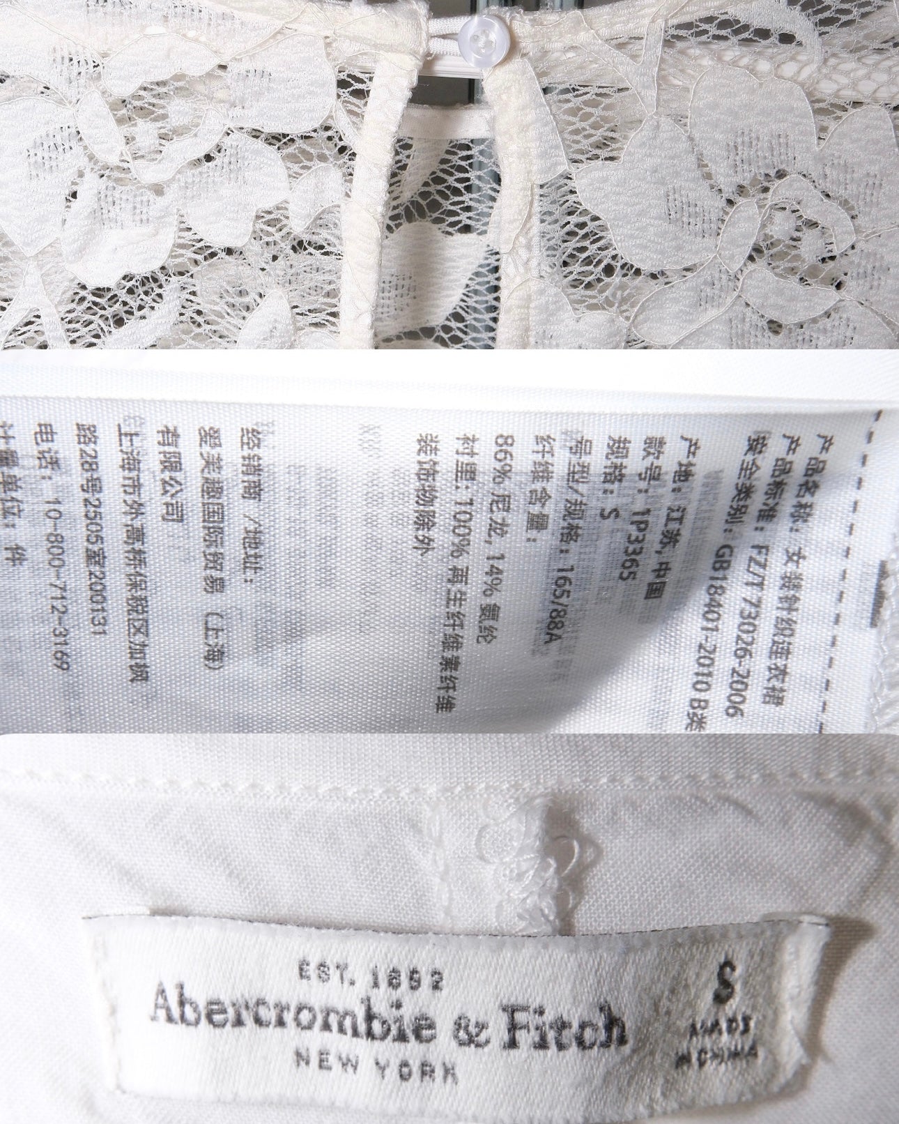 Abercrombie & Fitch Dantel Elbise