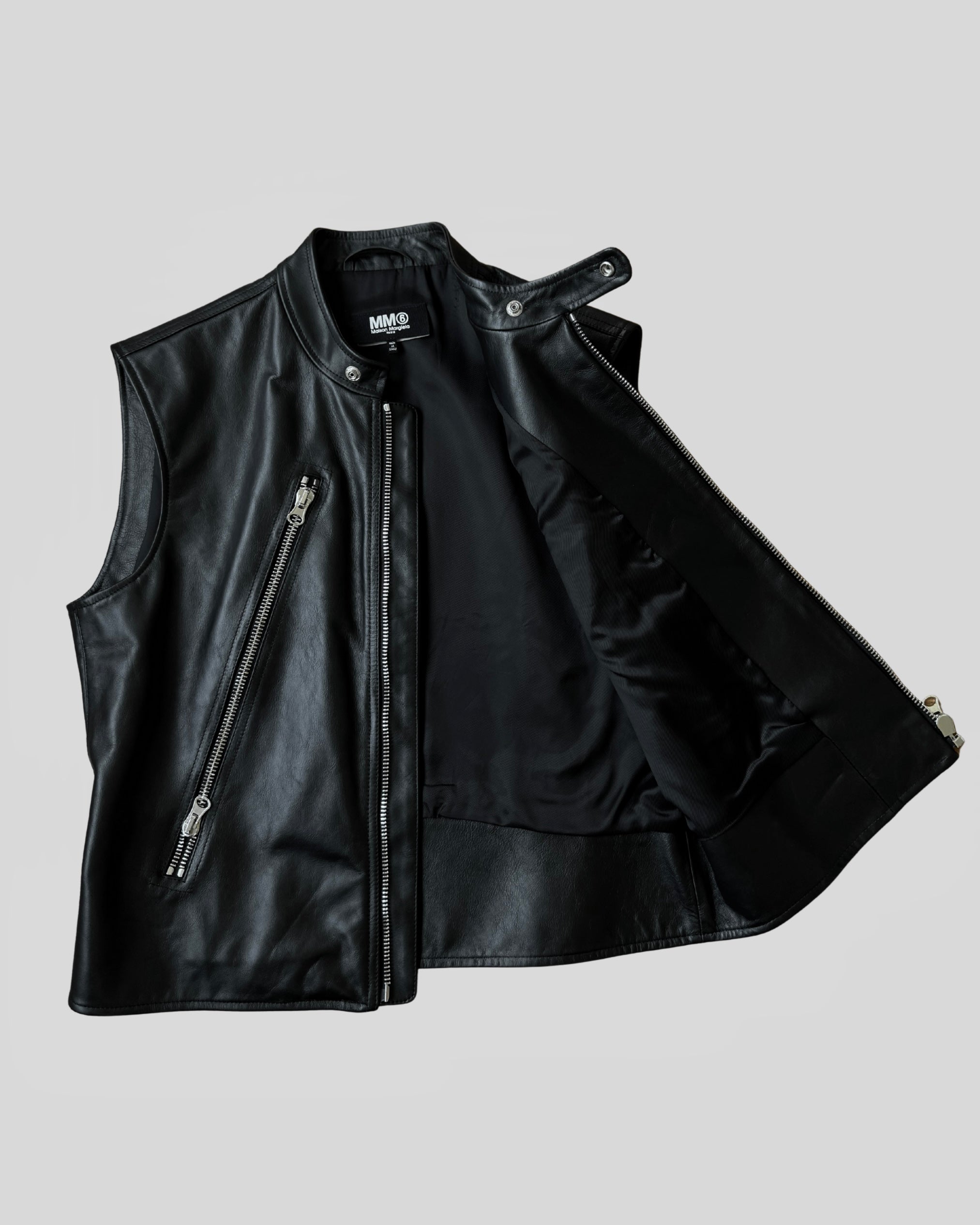 MM6 Maison Margiela Deri Yelek
