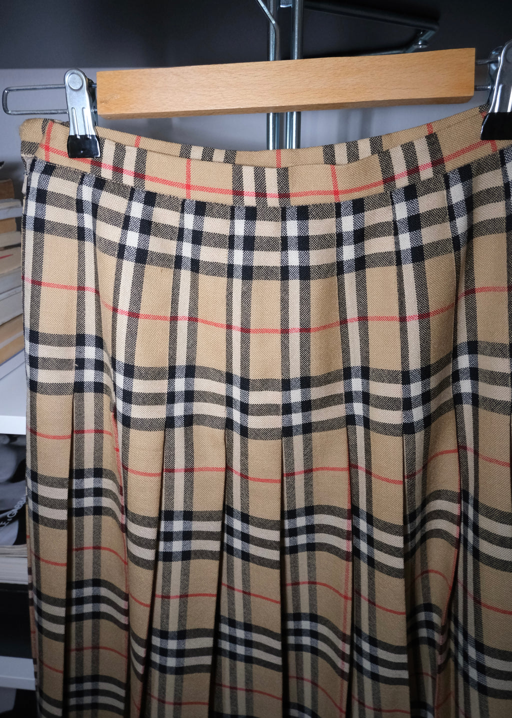 Burberry Pileli Etek