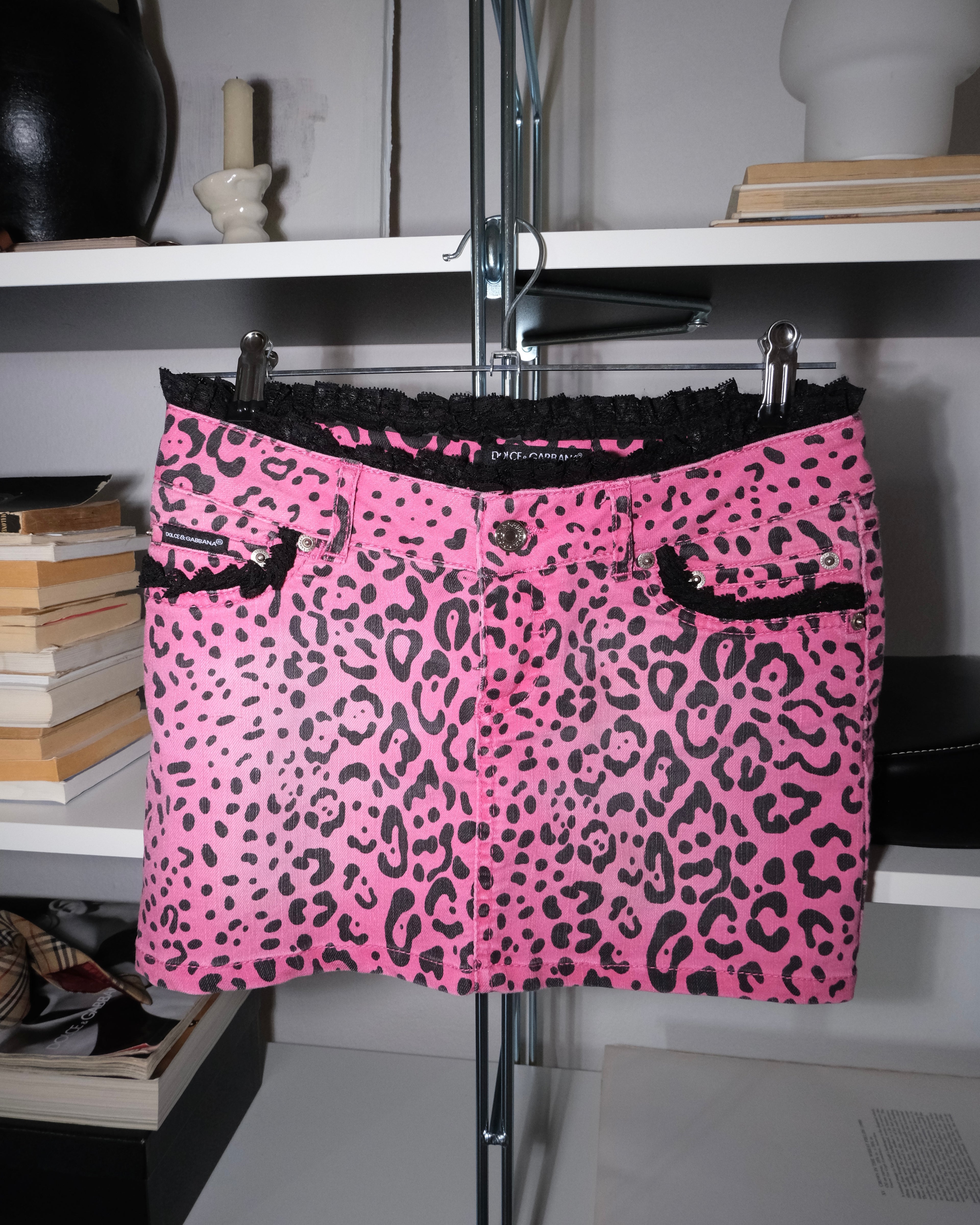 Dolce&Gabbana Desenli Mini Etek