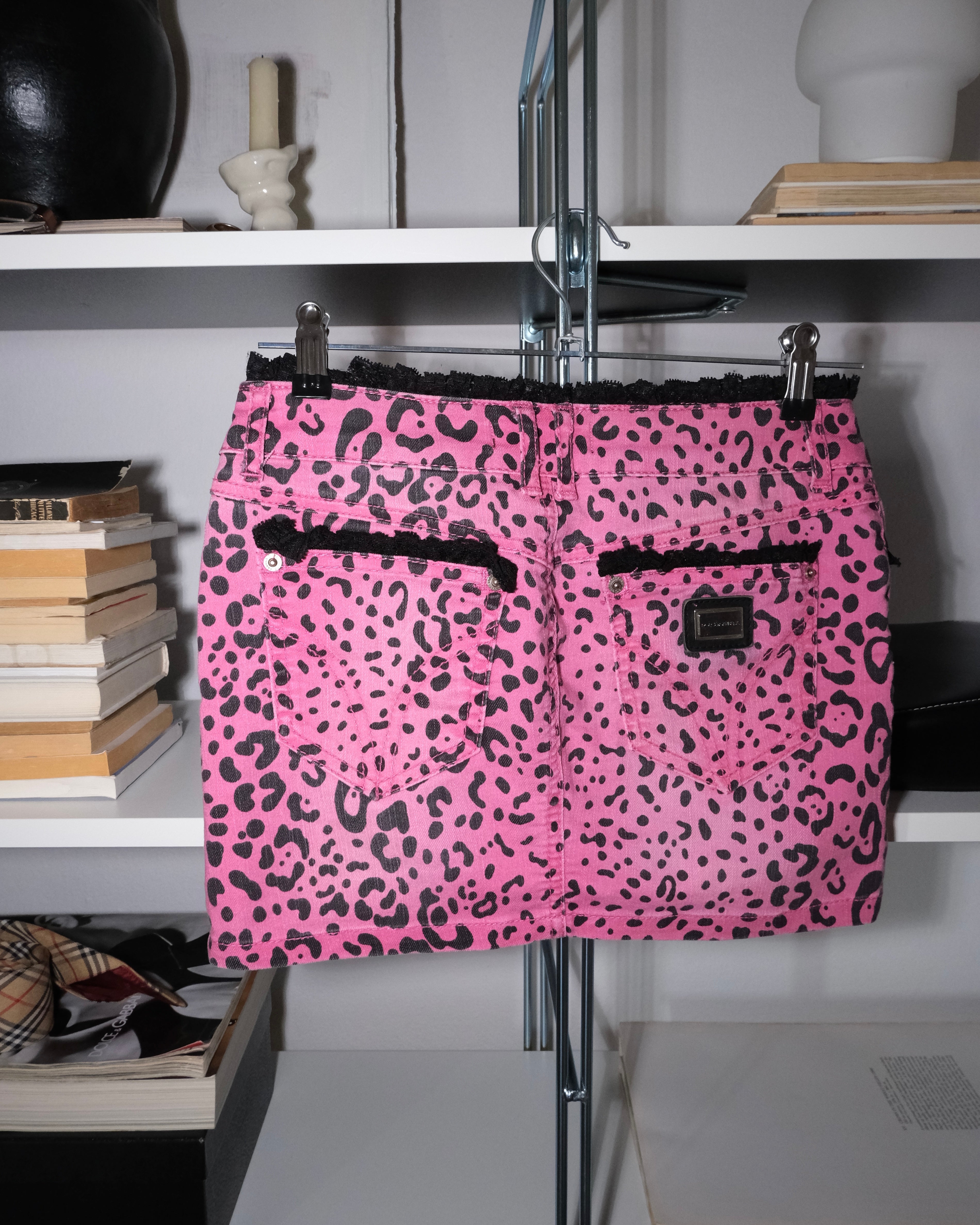Dolce&Gabbana Desenli Mini Etek