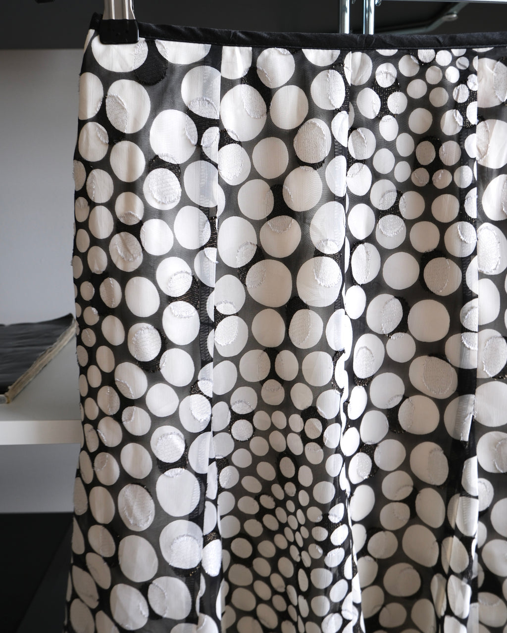 Polka Dot Chiffon Skirt