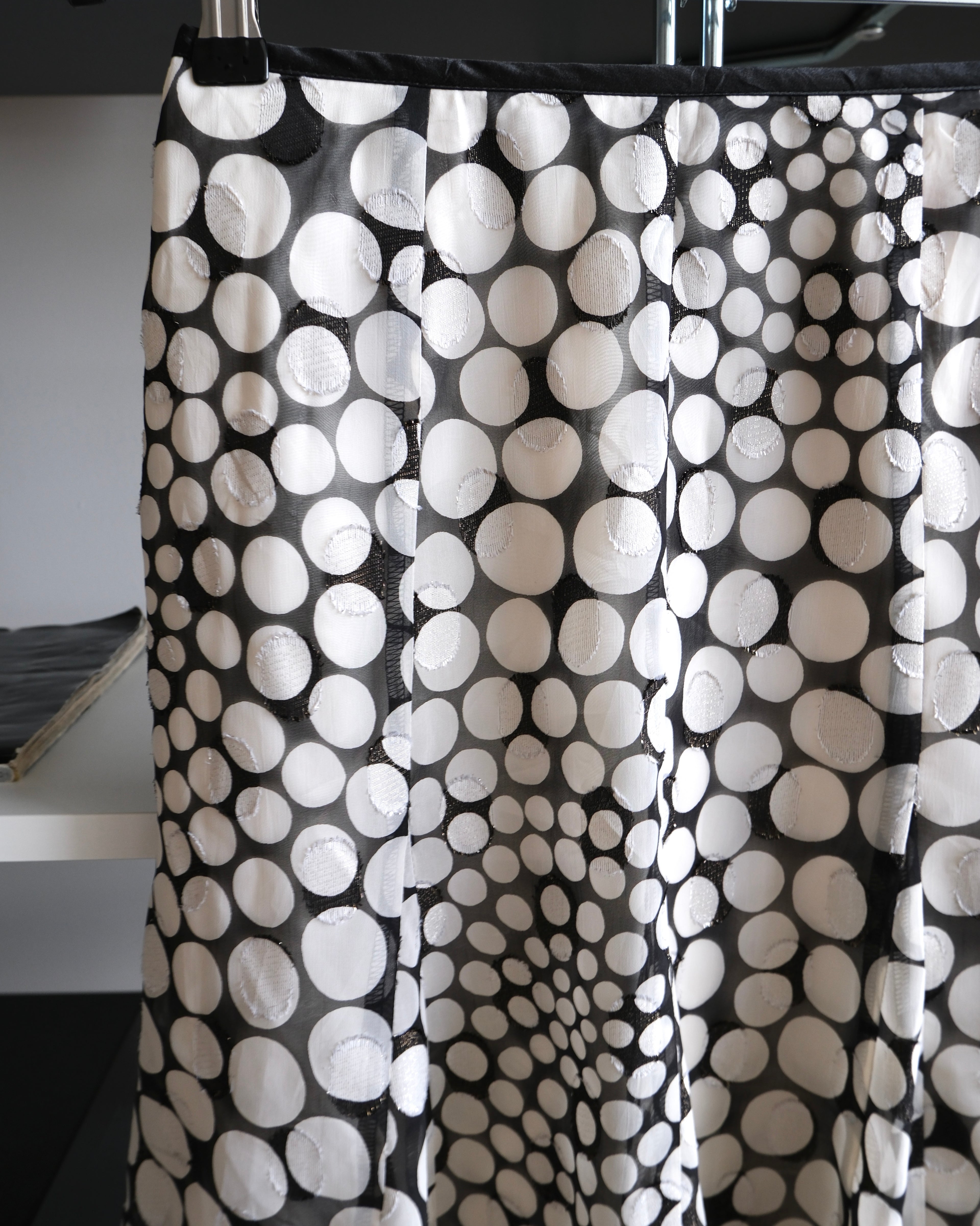 Polka Dot Chiffon Skirt