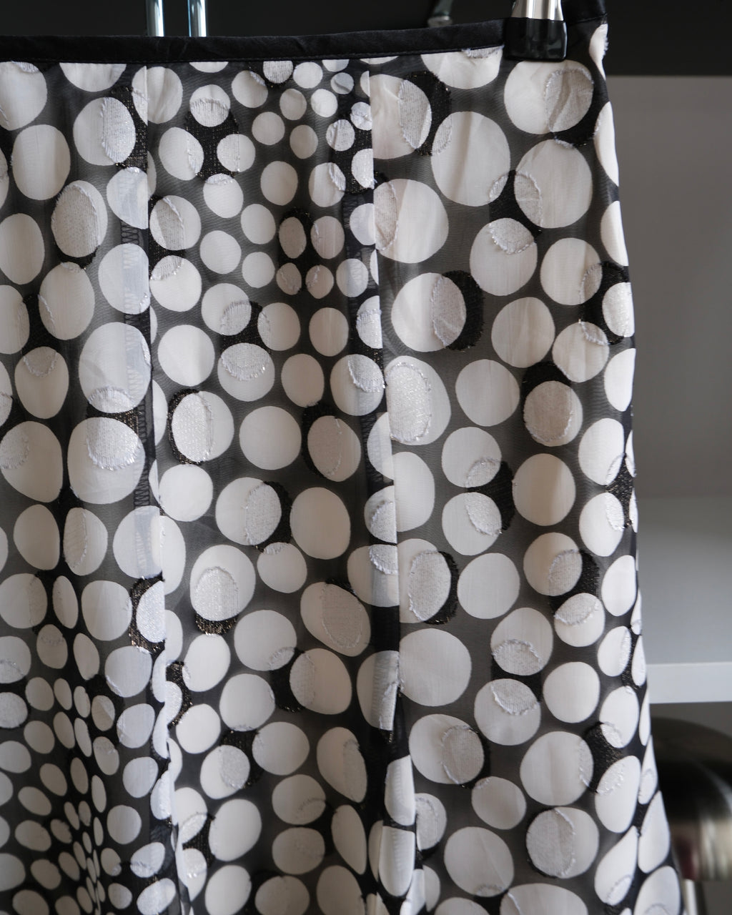 Polka Dot Chiffon Skirt