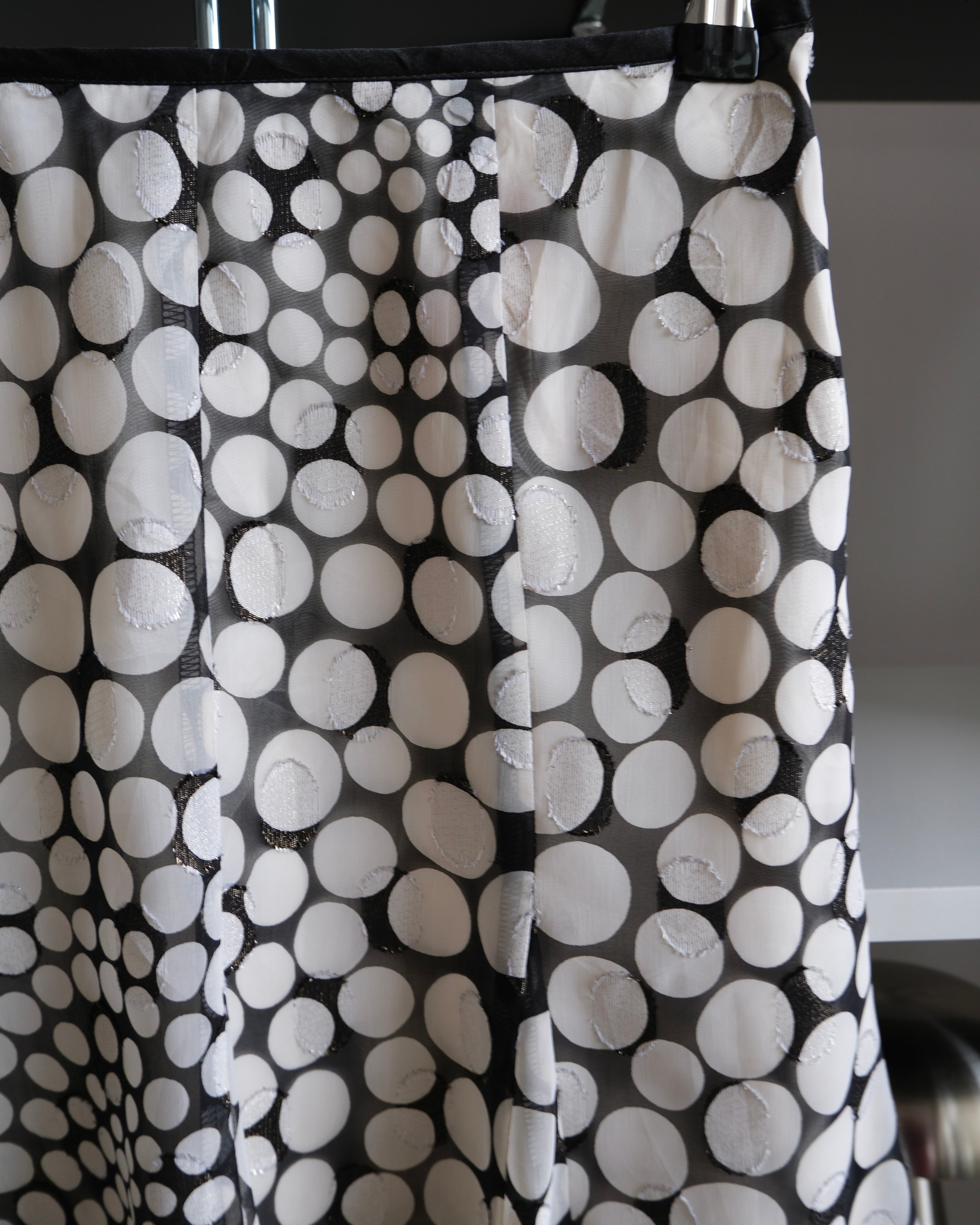 Polka Dot Chiffon Skirt