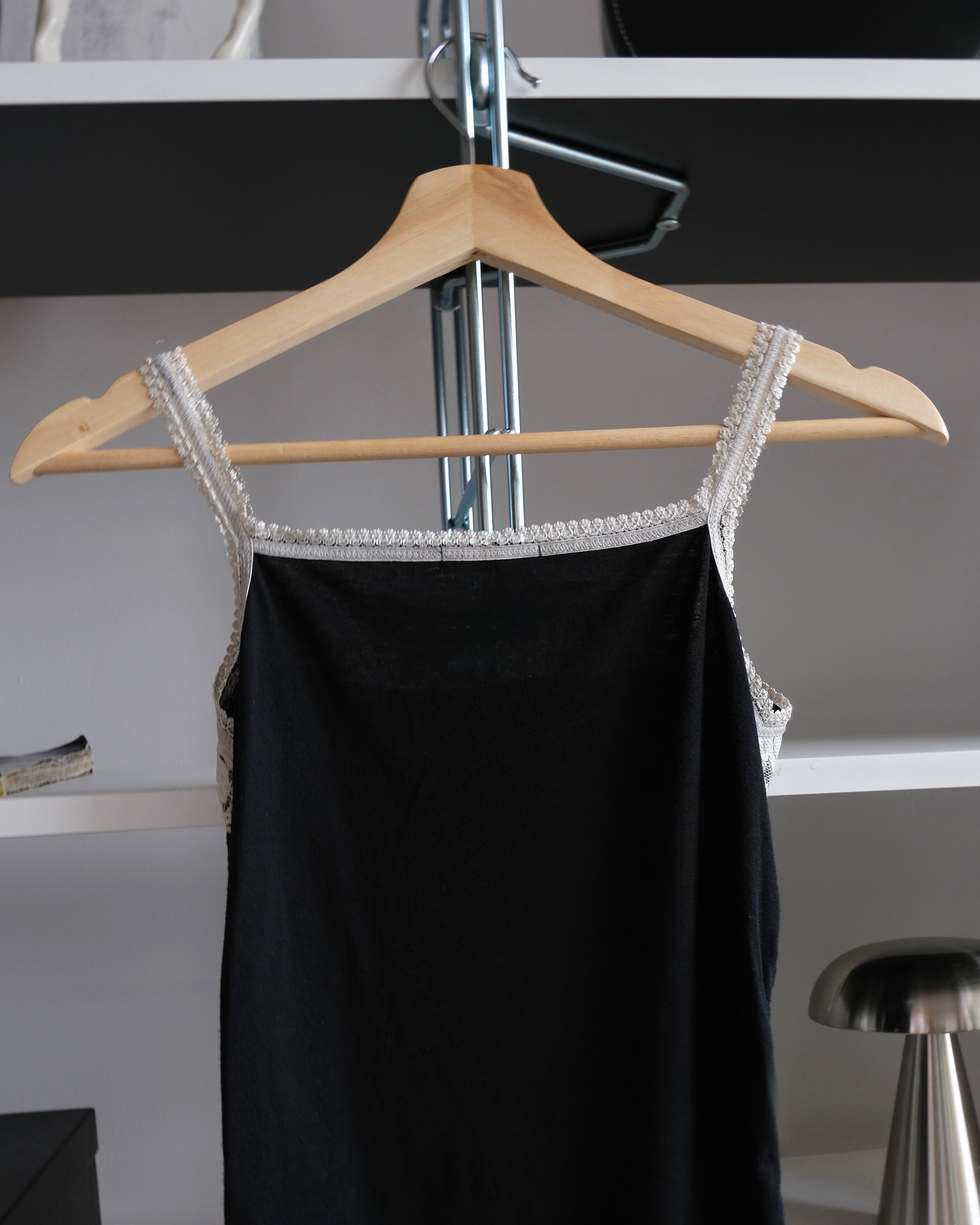 Lace-Detailed Ruched Blouse