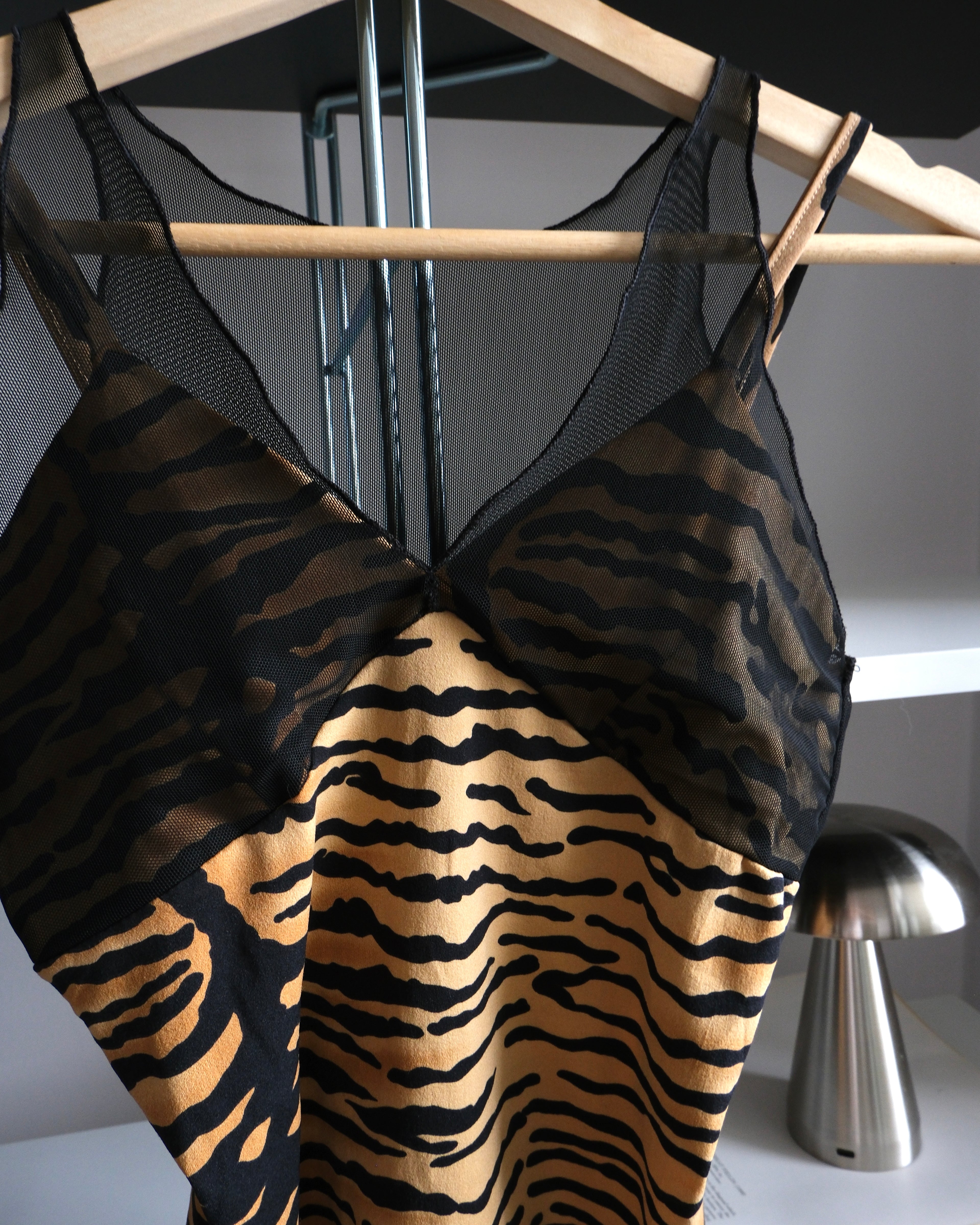 Tiger Print Bustier