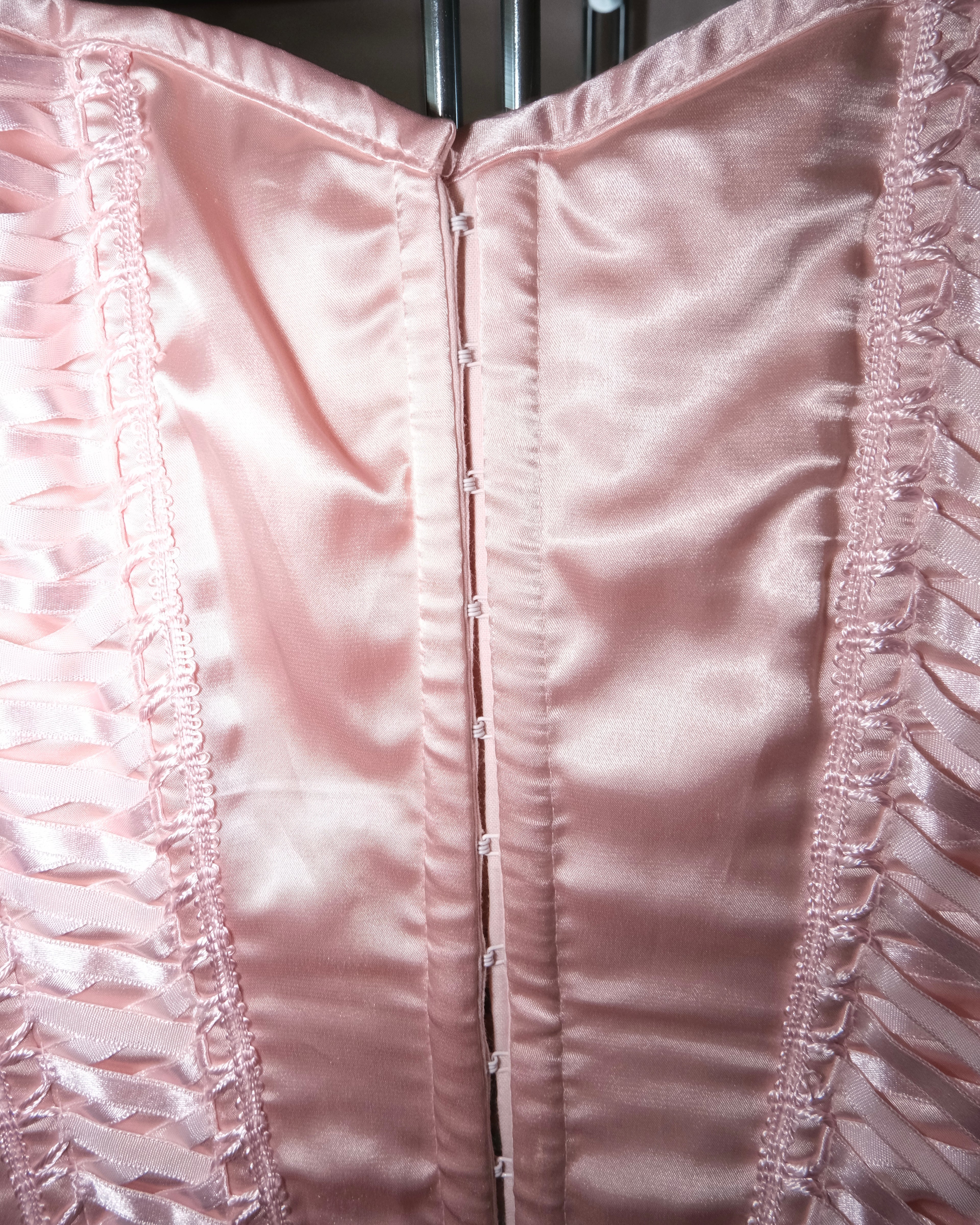 Pembe Saten Büstiyer