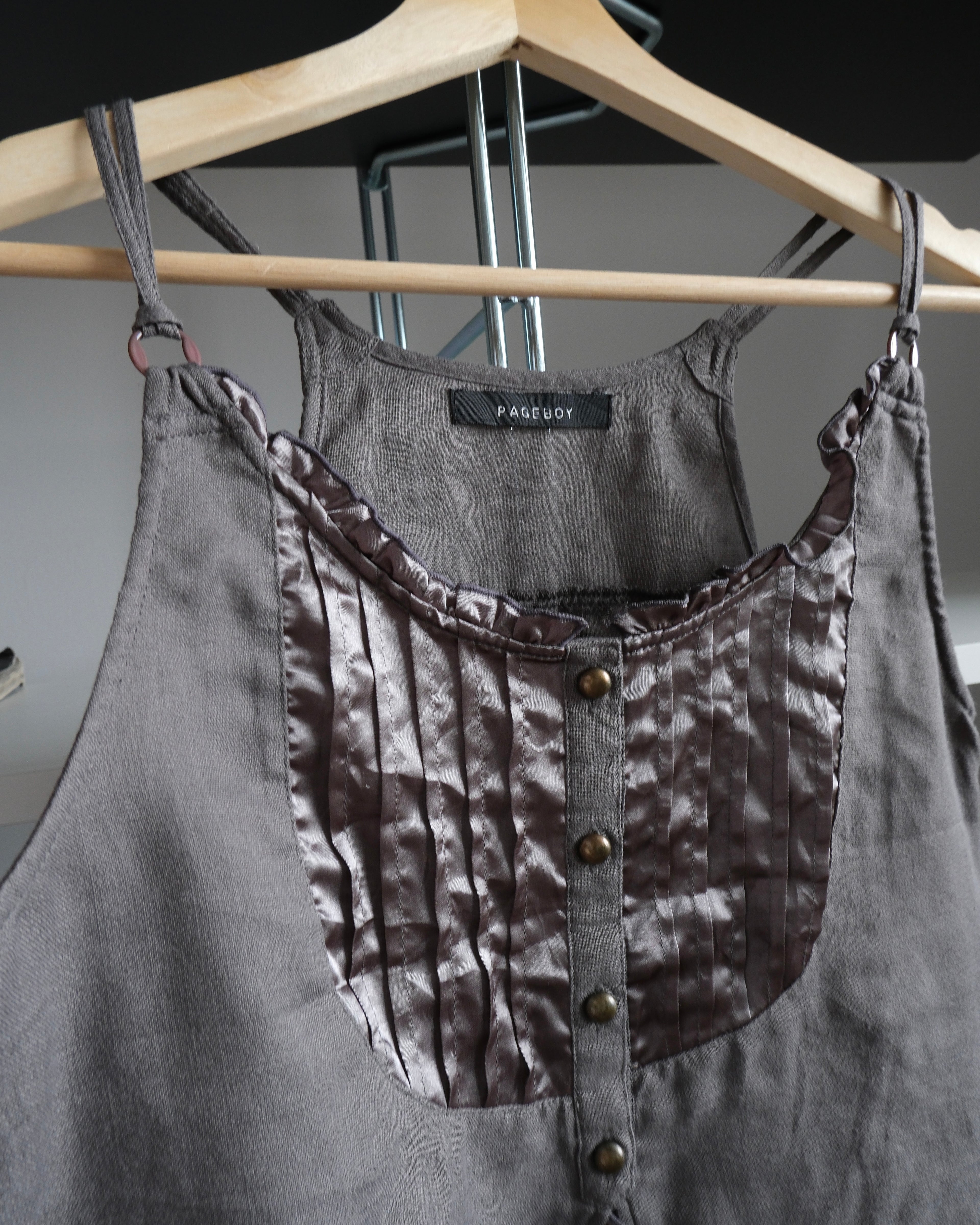 Buttoned Grey Blouse