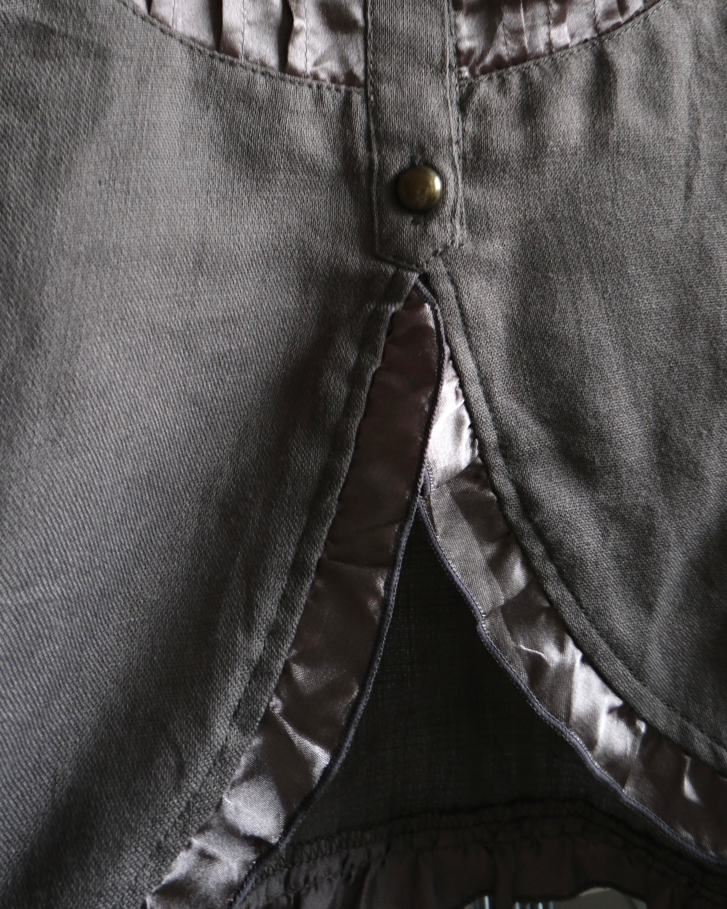 Buttoned Grey Blouse