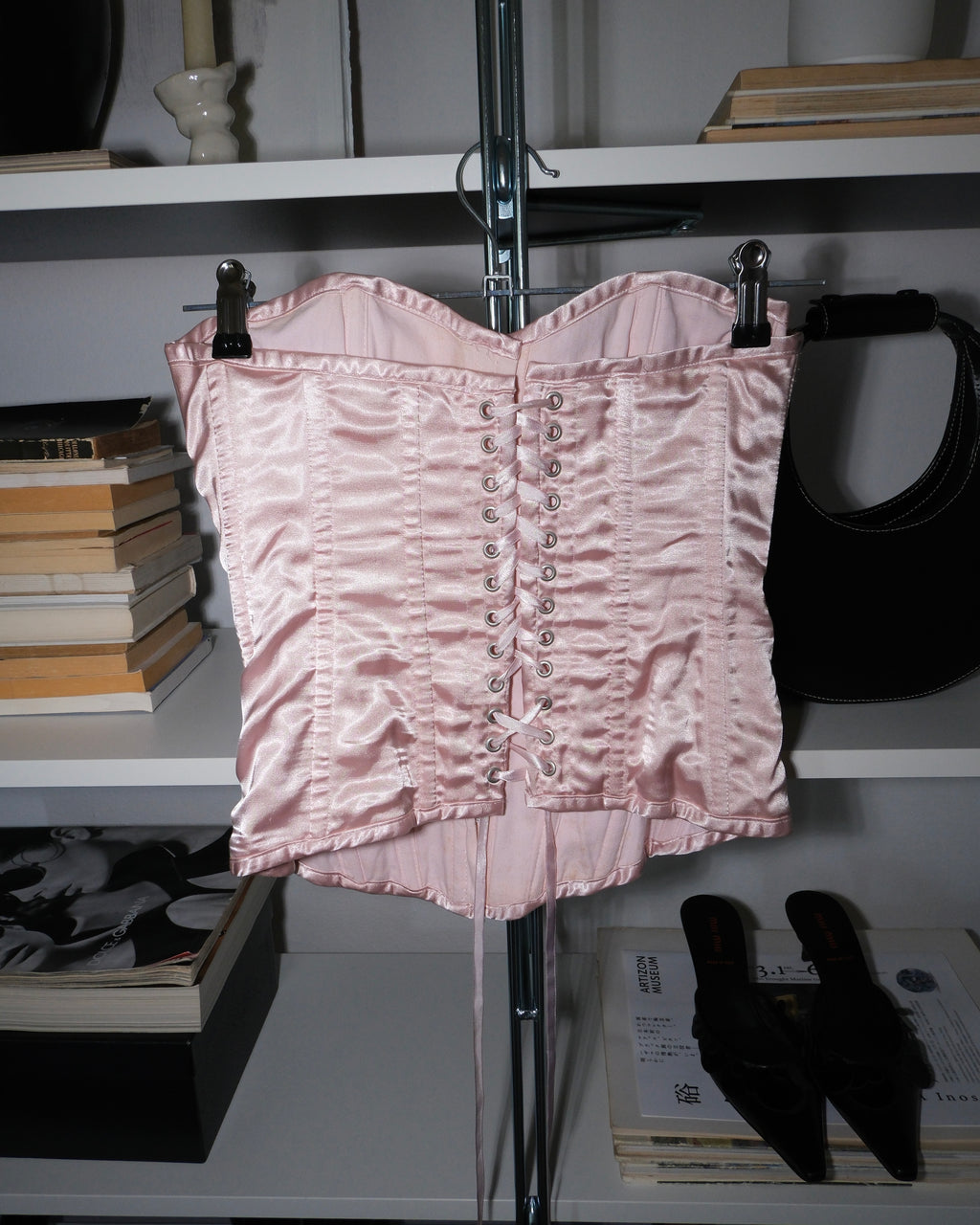 Pembe Saten Büstiyer