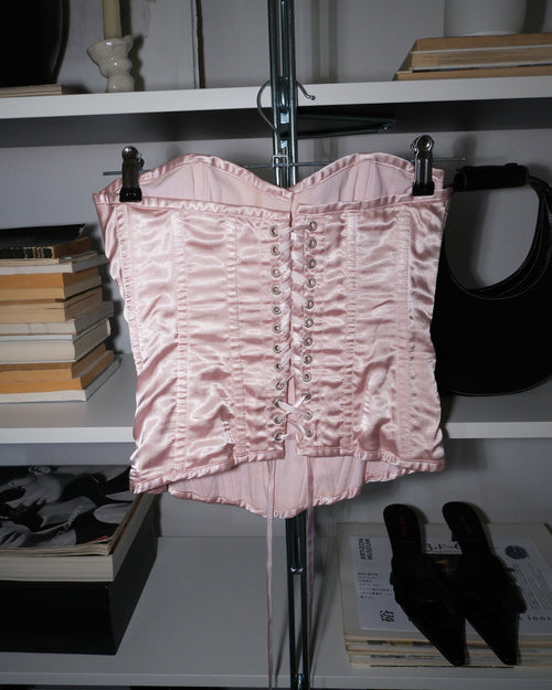 Pembe Saten Büstiyer