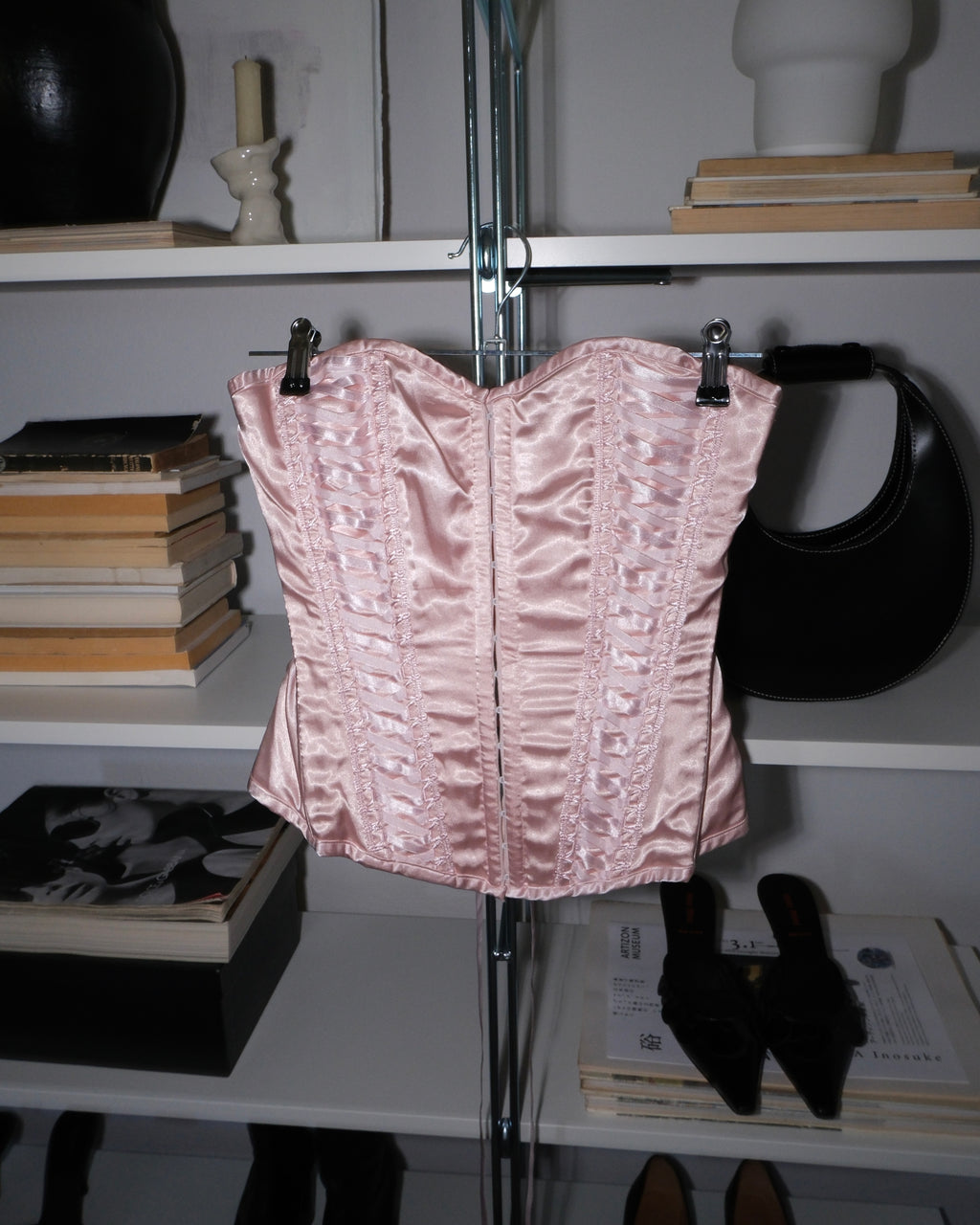 Pembe Saten Büstiyer